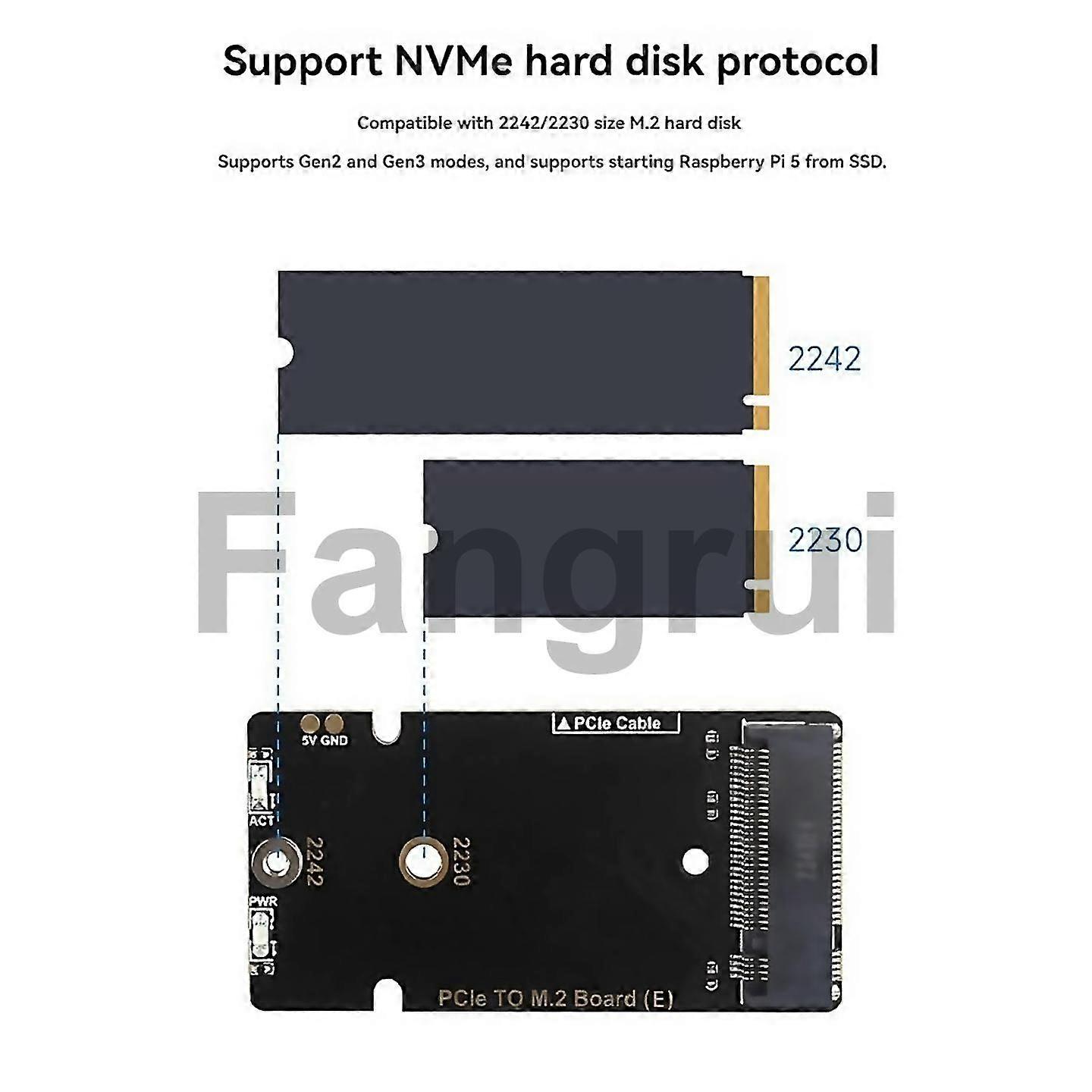 Für 5 Pcle auf M2 Adapterplatine