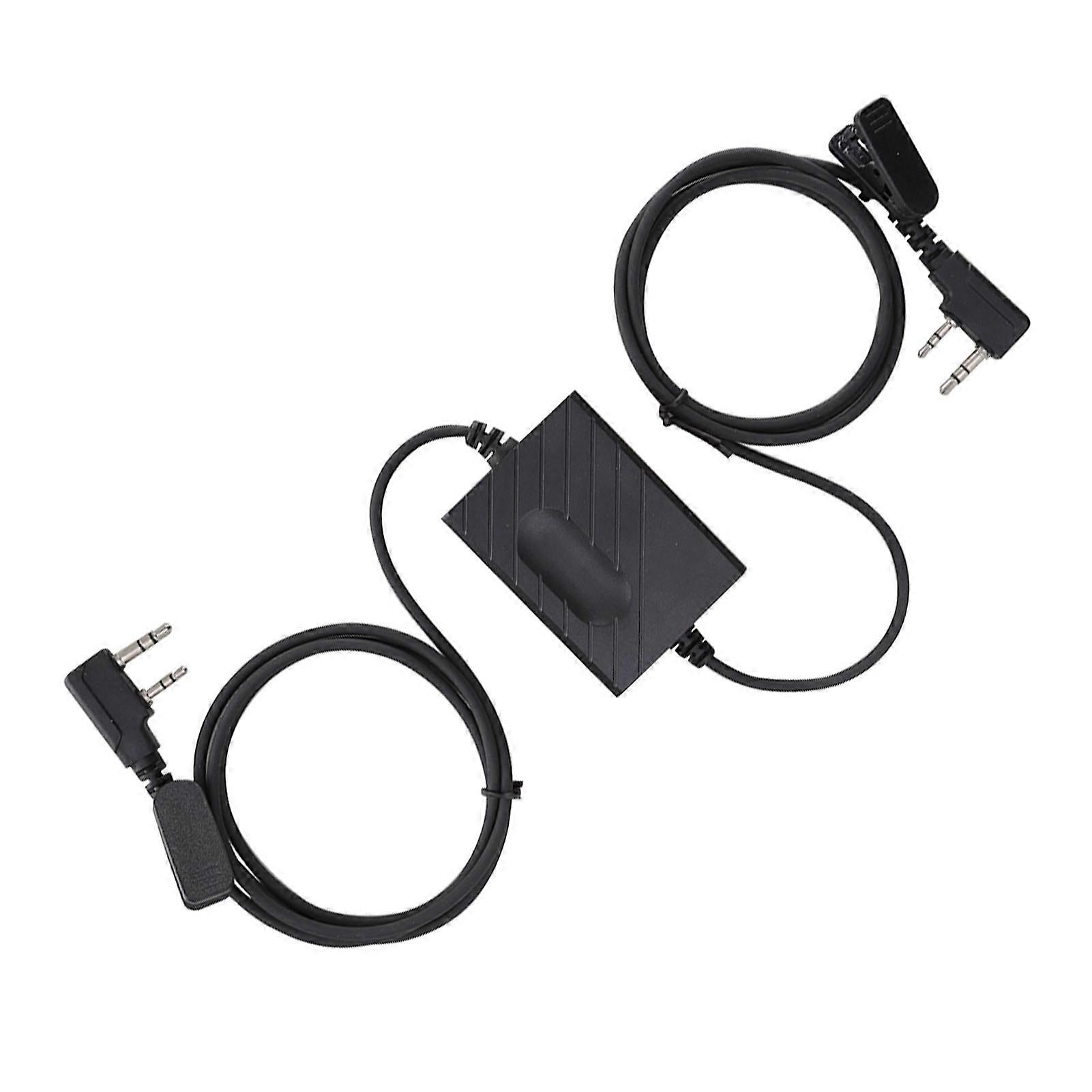 K Head Walkie Talkie Relay Box Zwei-Wege-Radio-Repeater, schwarz