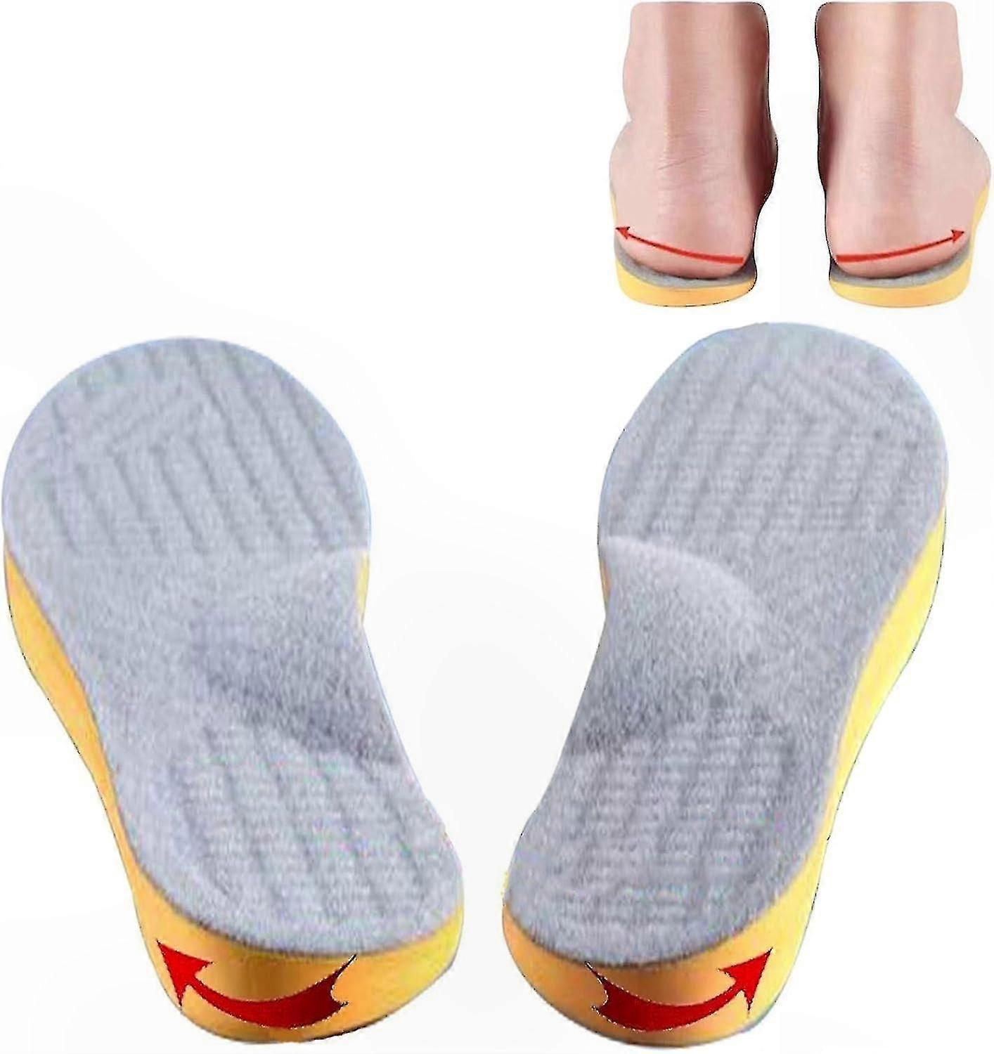 Arch Support Insoles for Supination, High Arch Orthotic Inserts for Foot Alignment and Leg Posture Support