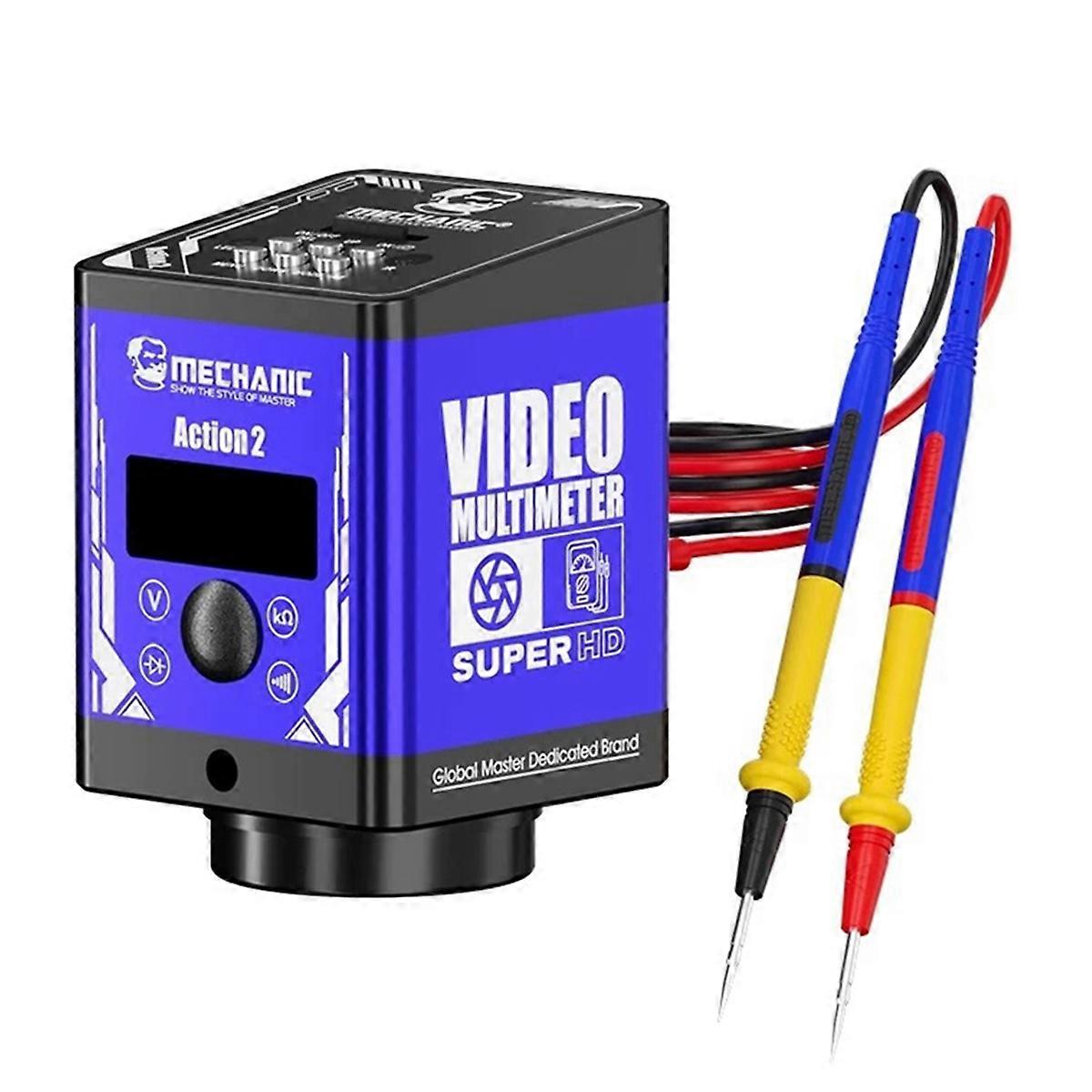 Action 2 Microscope Video Multimeter 4K USB Output 1080P 60FPS Type-C Interface for PCB Repair Tool