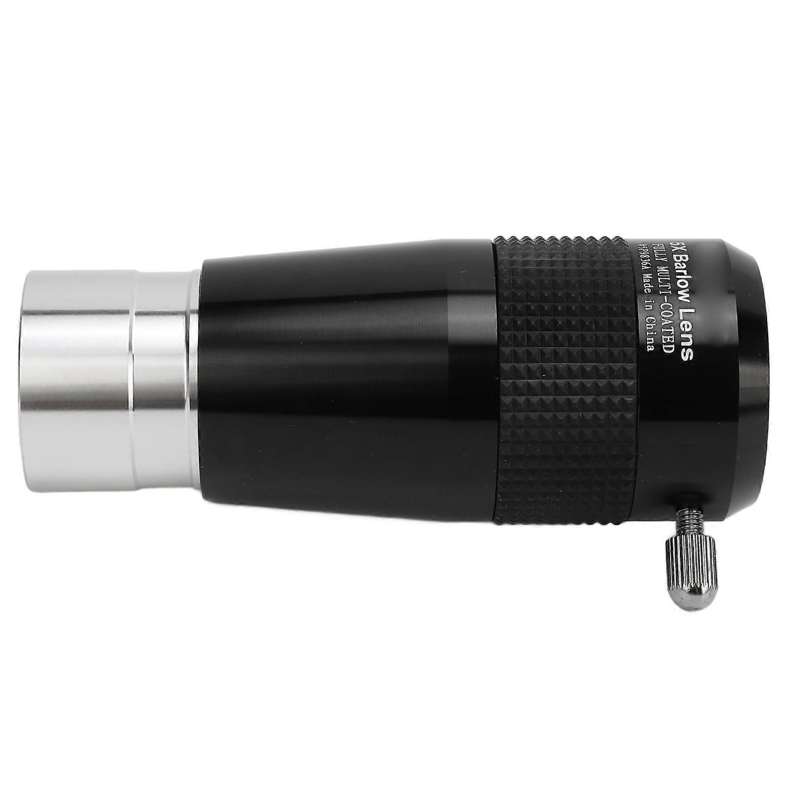 1.25 Inch 5X Multi-Coated 2 Group 4 Element Barlow Lens Telescope