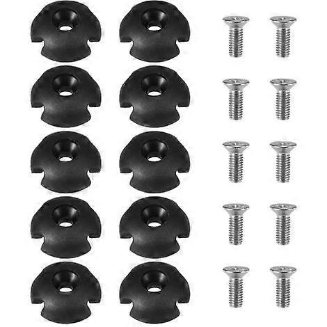 10Pcs Deck Line Guide Slotted Round Out Accessories For Fitting Kayak Canoe Boat