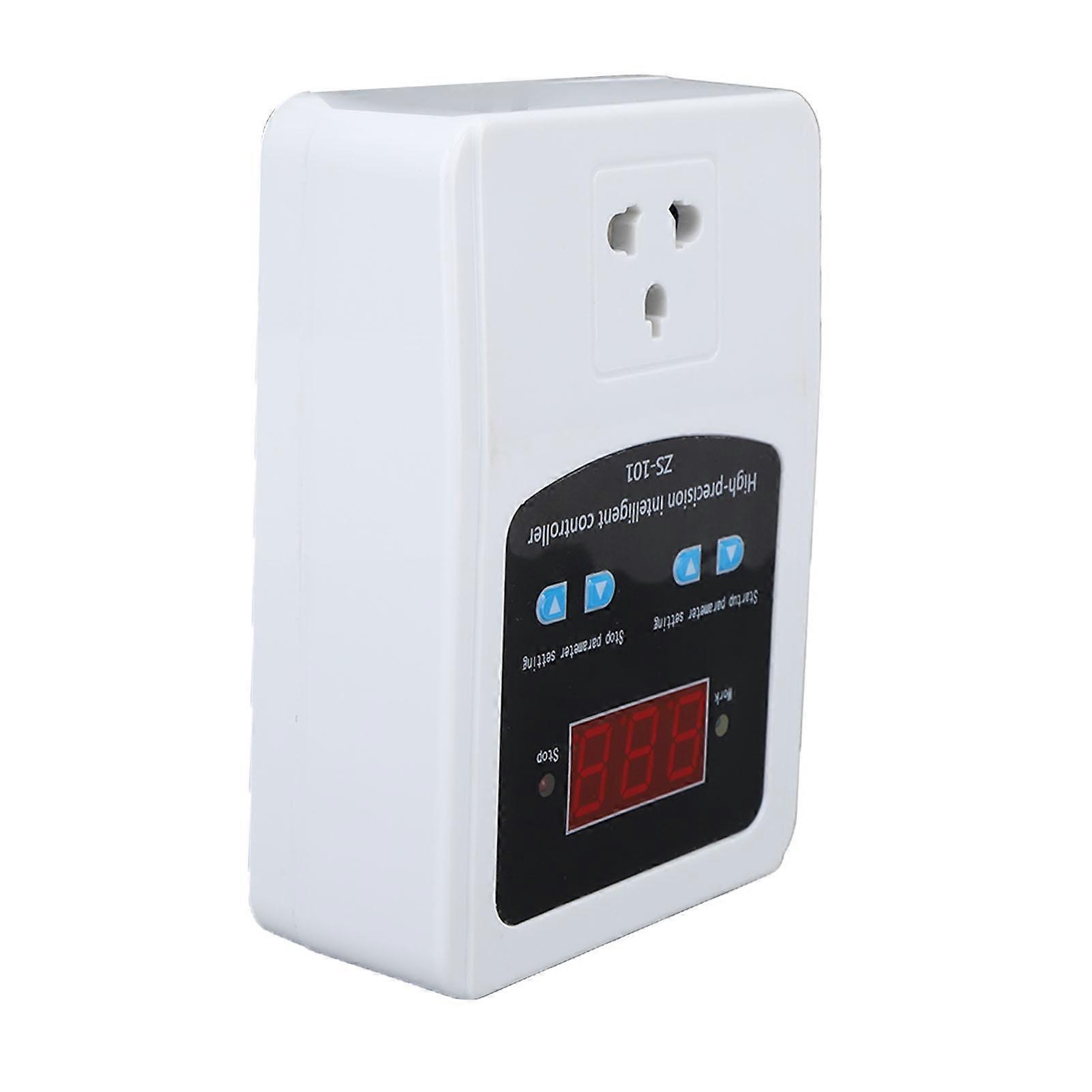 Digital Temperature Controller 1500W 10A LCD Screen 14x9.8x4.2cm US Plug