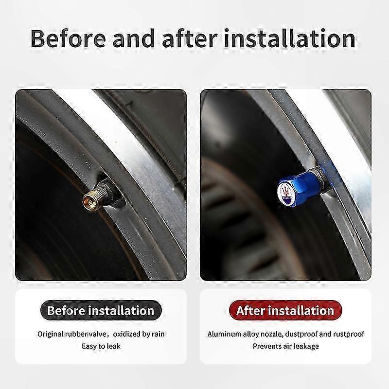 4Pcs Tire Valve Caps Compatible with  Models