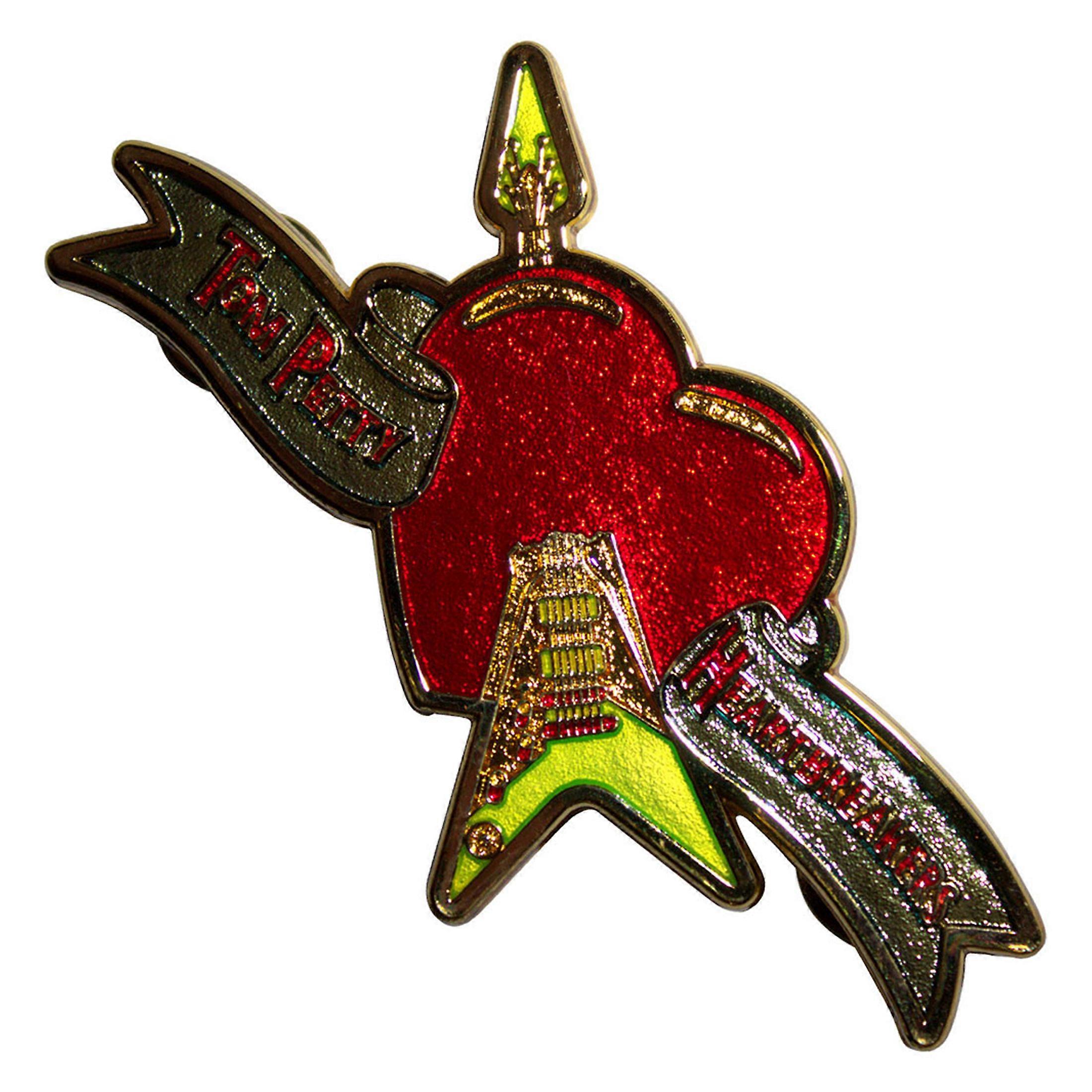 Tom Petty & The Heartbreakers Flying Heart Pin Badge