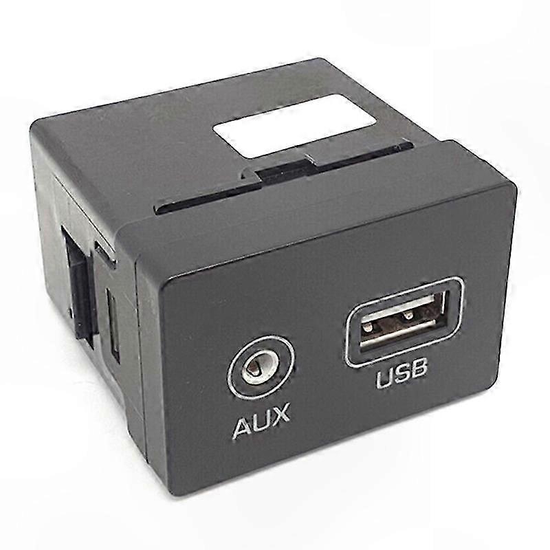 Universal USB AUX Port Adapter for Car o Systems with Dual Input Jack Compatibility