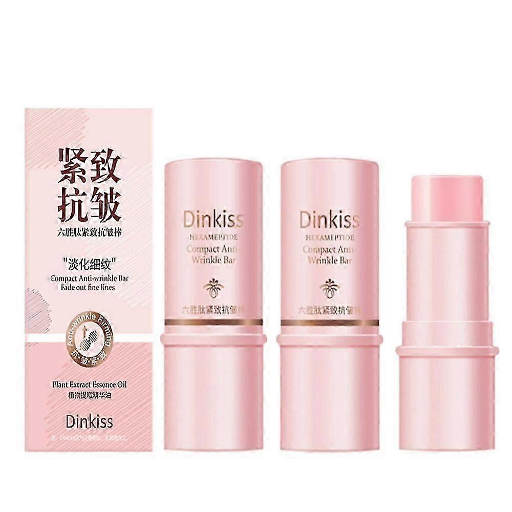 3x Instant Wrinkle Removal Balm Six Peptide Eye Cream Stick kasvot Multi Bounce Balm Kasvojen kiinteyttävä Kosteuttava Anti-Wrinkle Balm Stick cs
