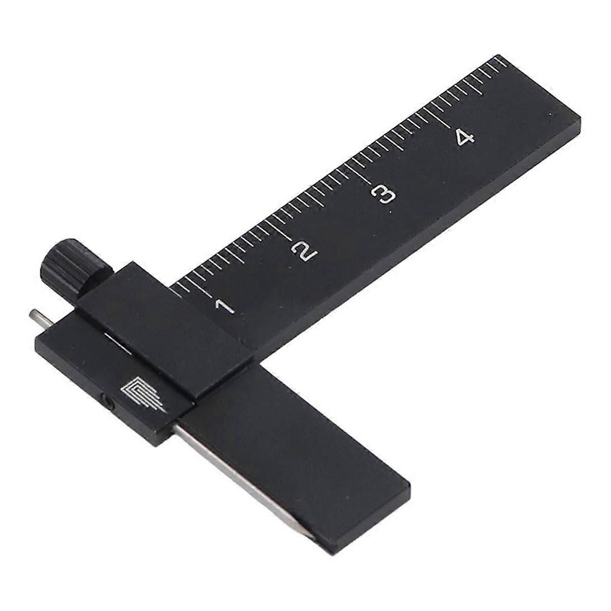 Equidistant Parallel Scriber, Adjustable Equidistant Writing Ruler Black