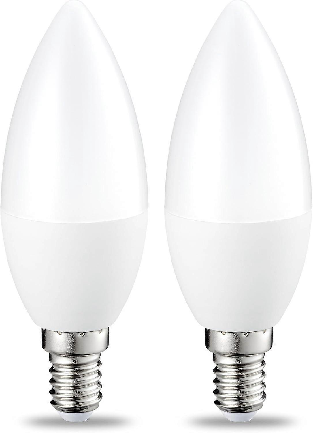Kleine E14 LED Kerzenbirne mit Schraubsockel, 3W, Warmweiß - 2er Pack