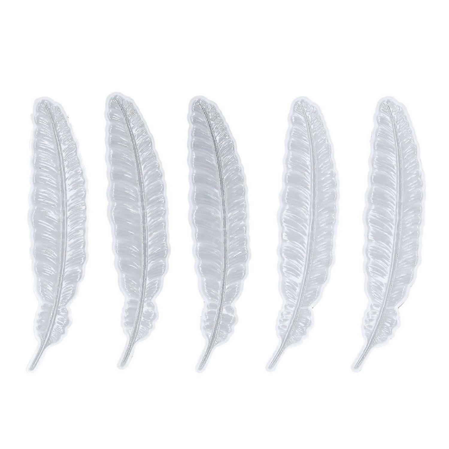 2025 Latest Model 5pcs Bookmark Mold Recyclable Elastic DIY Production Soft