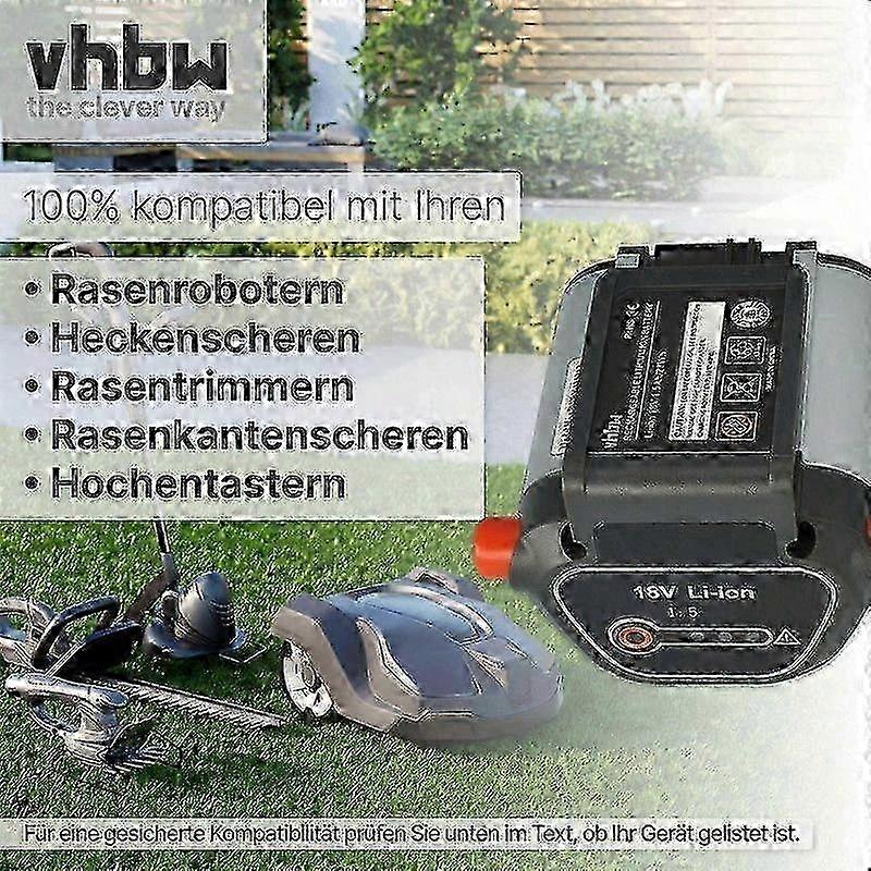 Battery Replacement for Gardena BLi-18 9839-20 9840-20 Grass Shears and Shrub Shears (1500mAh 18V Li-Ion)