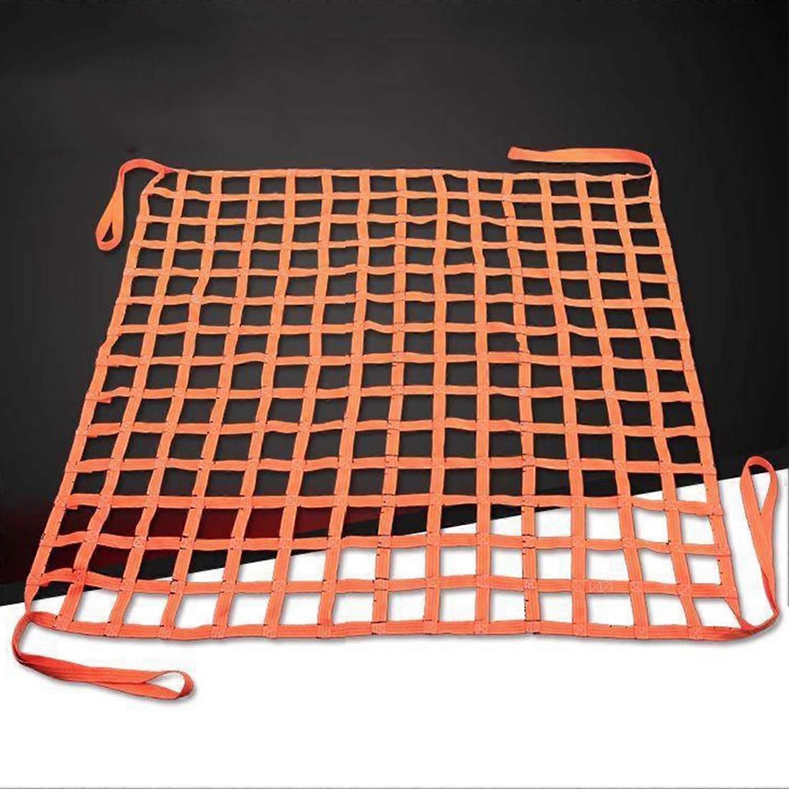 Lifting Net Straps for Hoist Heavy Duty Cargo Lifting Net Safety Sling Hoisting Net 4x4m 3x3m Mesh 15cm Load 2t
