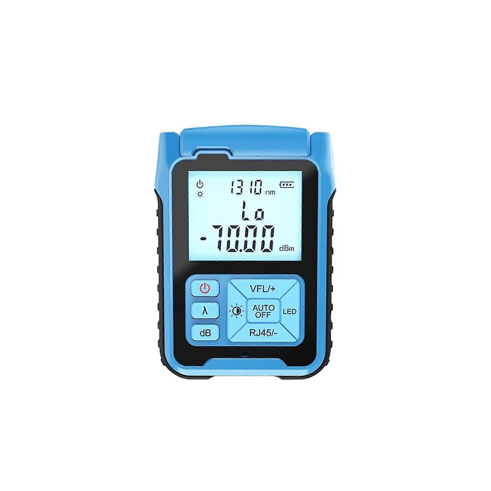 Fiber Optic Tester AllInOne Mini Optical Power Meter Visual Fault Locator Network Cable Tester Telecom Maintenance