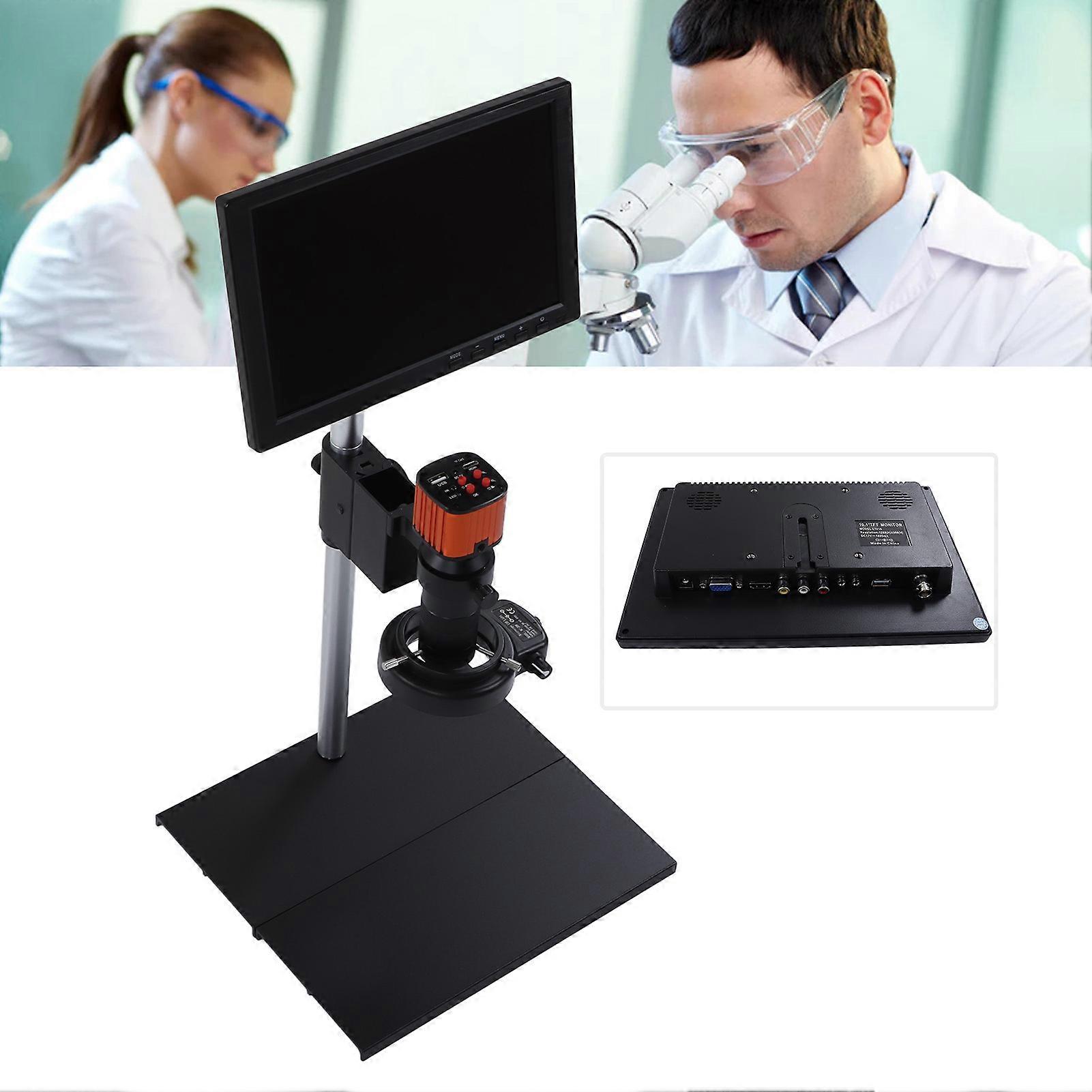 24MP 2K USB Digital Microscope Kit with 10.1in LCD & 150X C Lens