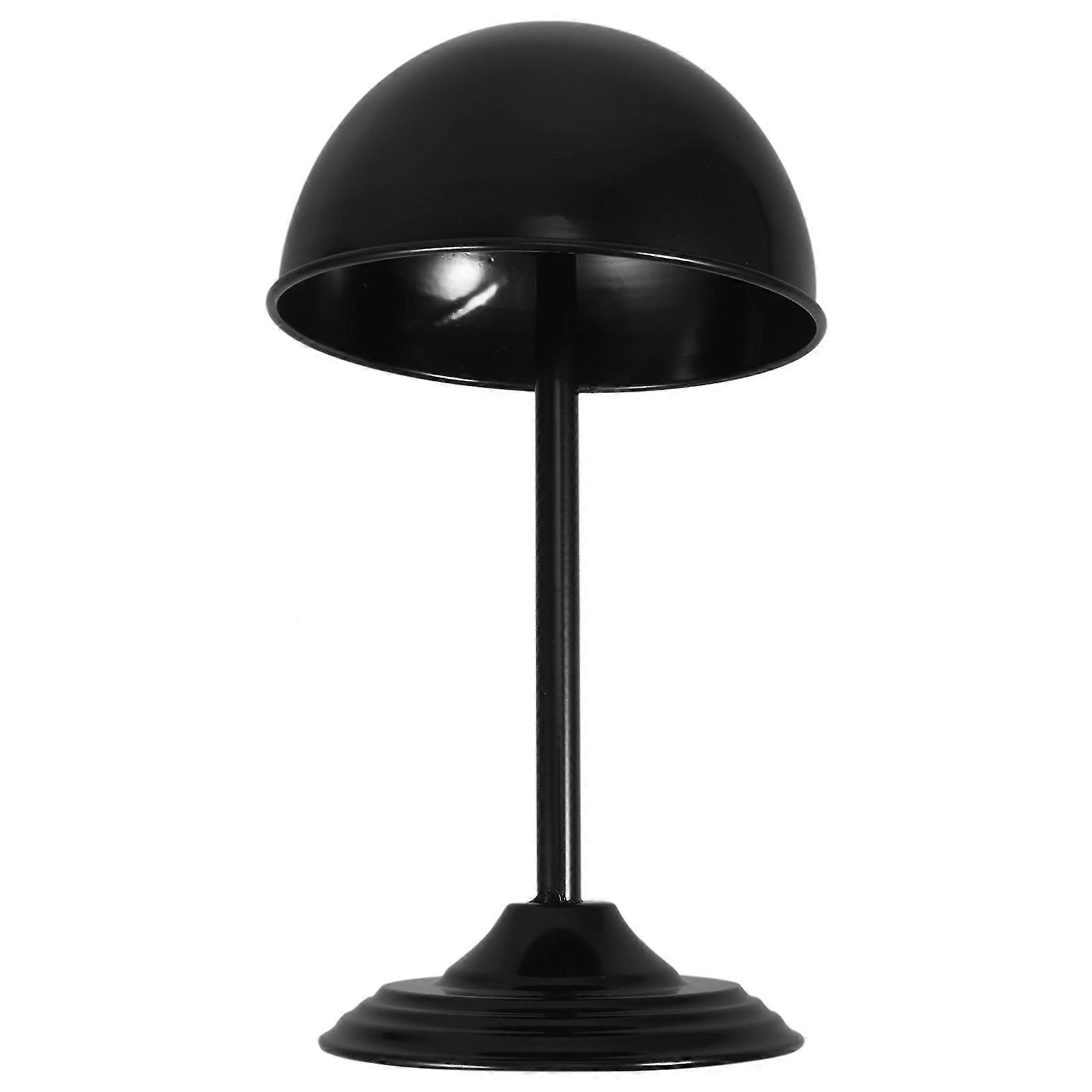 Metal Hat Display Stand for Desktop Display 2Pcs Black Iron Holder