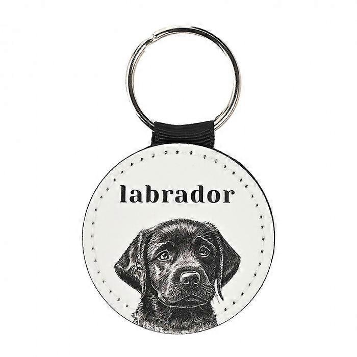 Best Of Breed Labrador Leather Keyring