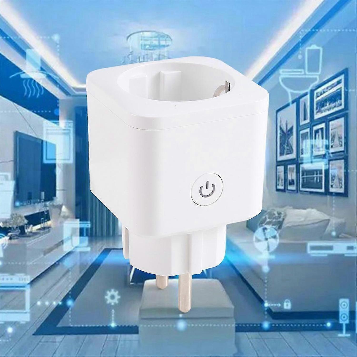 EU Plug 16A with Power Count Socket U Plug Mobile App RC Timer Switch