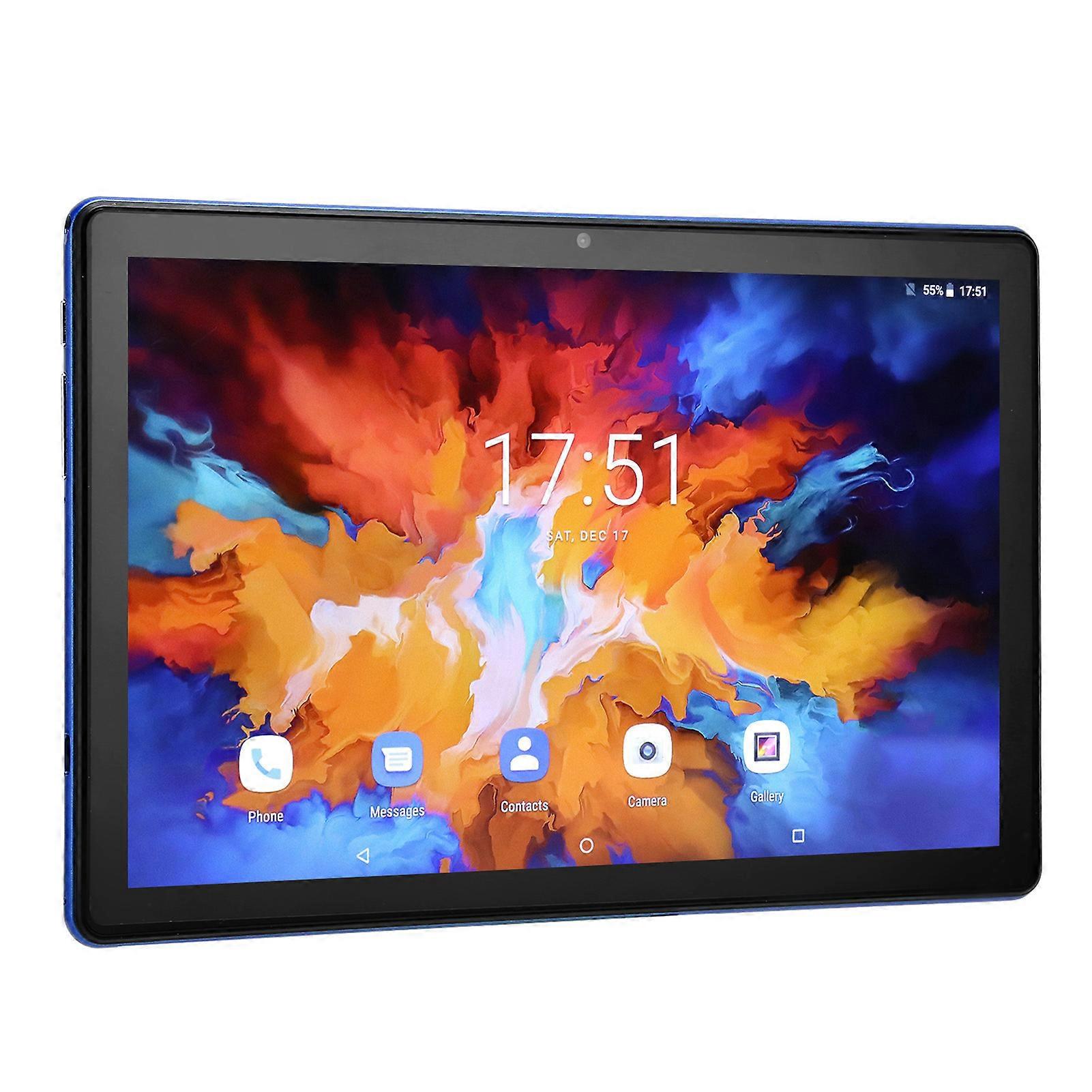 10.1 Inch Blue Tablet 8GB RAM 128GB ROM Octa Core CPU 8800mAh