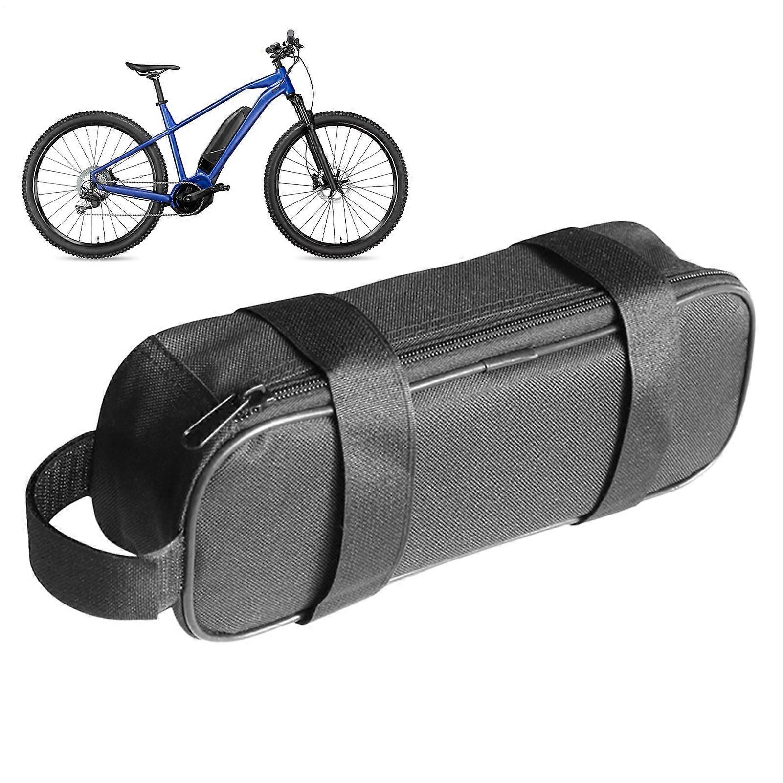 EBike Shock Storage Bag With Controller Compartment, Waterproof Triangular Frame, Durable Electronics Bag