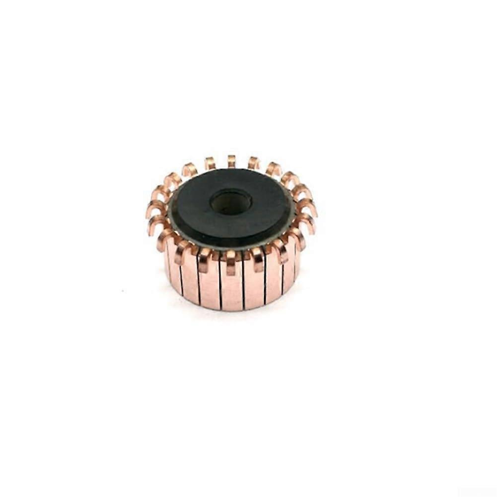 Motor Commutator, 20P Copper Bar, 8x30x17 5mm Total Length, Silver Copper Material For DC Motors
