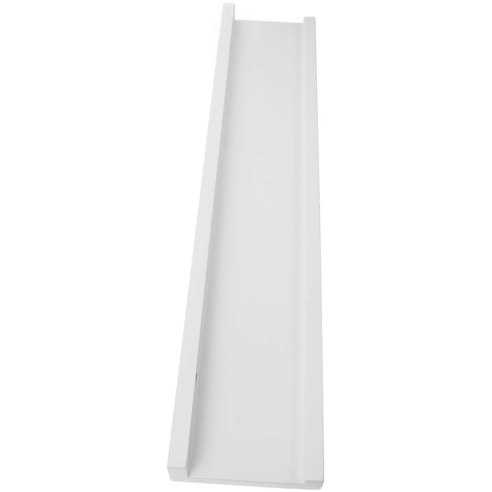 White Floating Shelf Wooden Wall Shelves for Wall Organization 2Pcs