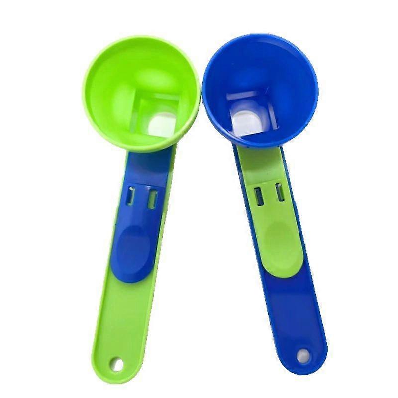 Durable PP Material Mess-Free Protein Powder Scoop - Sliding Funnel for Milk & Supplements, Kitchen Gadget for All Occasions