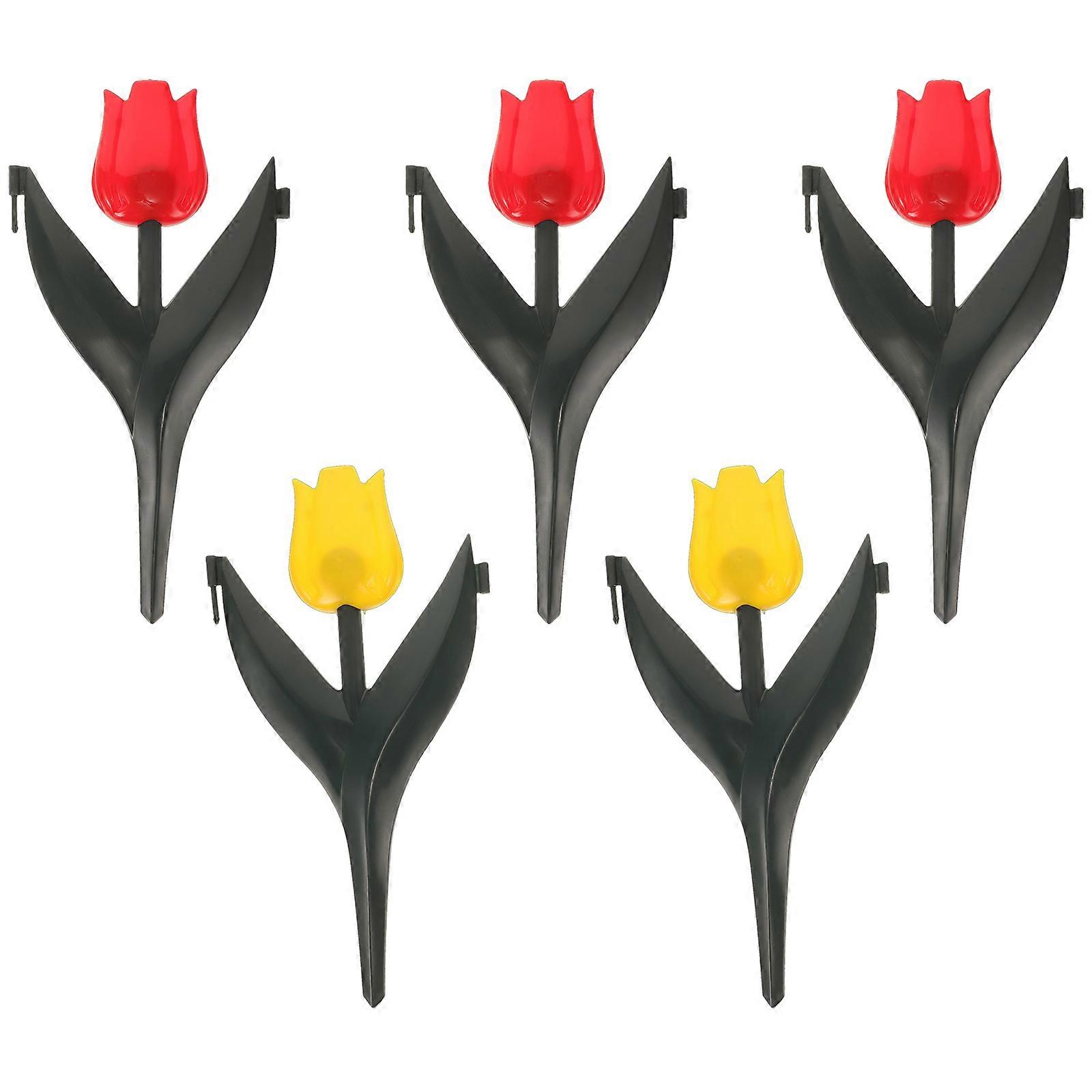 Garden Edging Decorative Flower Fence for Garden 4Sets Plastic
