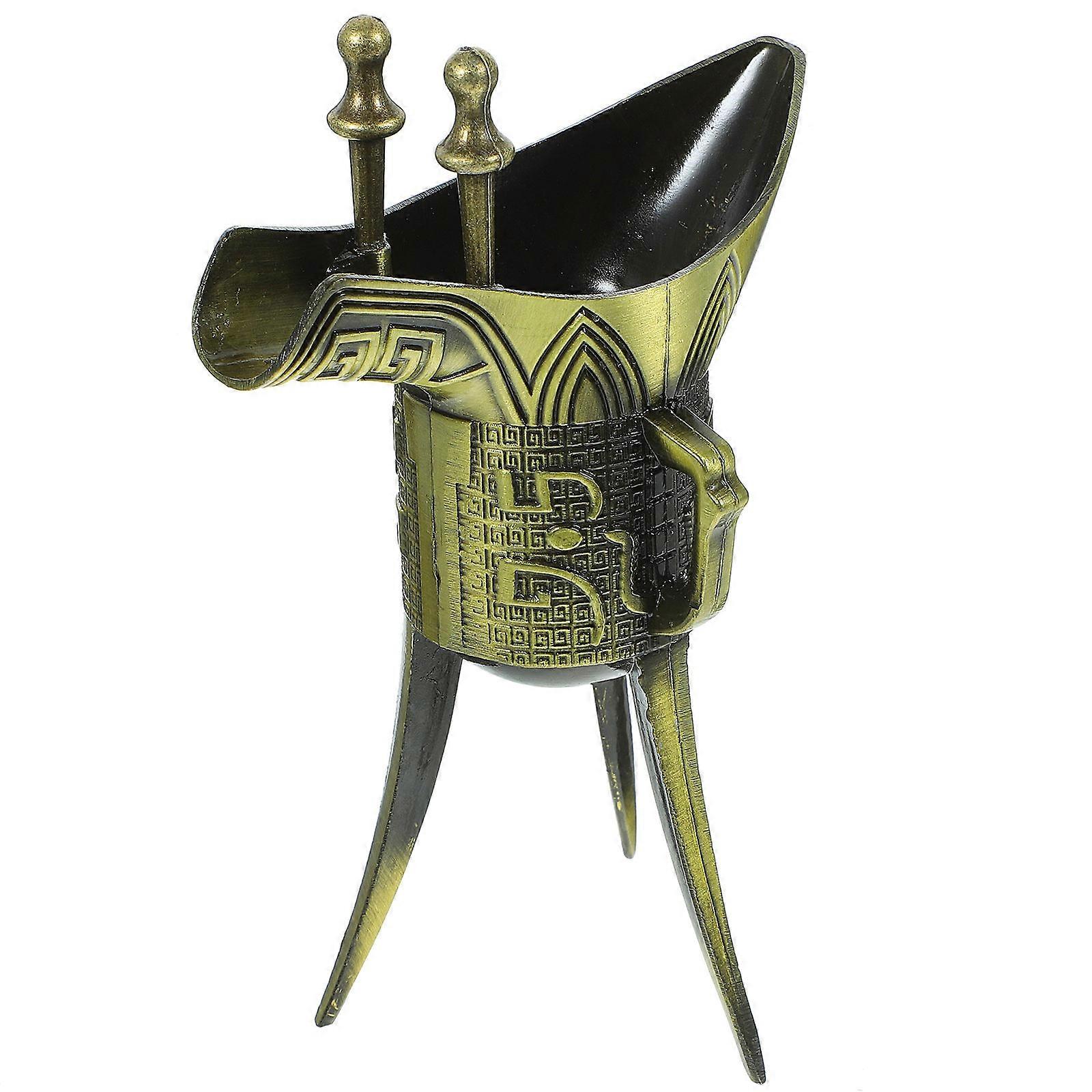 Vintage Drinking Mug Photography Props For Family Event 5Pcs Multi Colored Zinc Alloy Craftsmanship