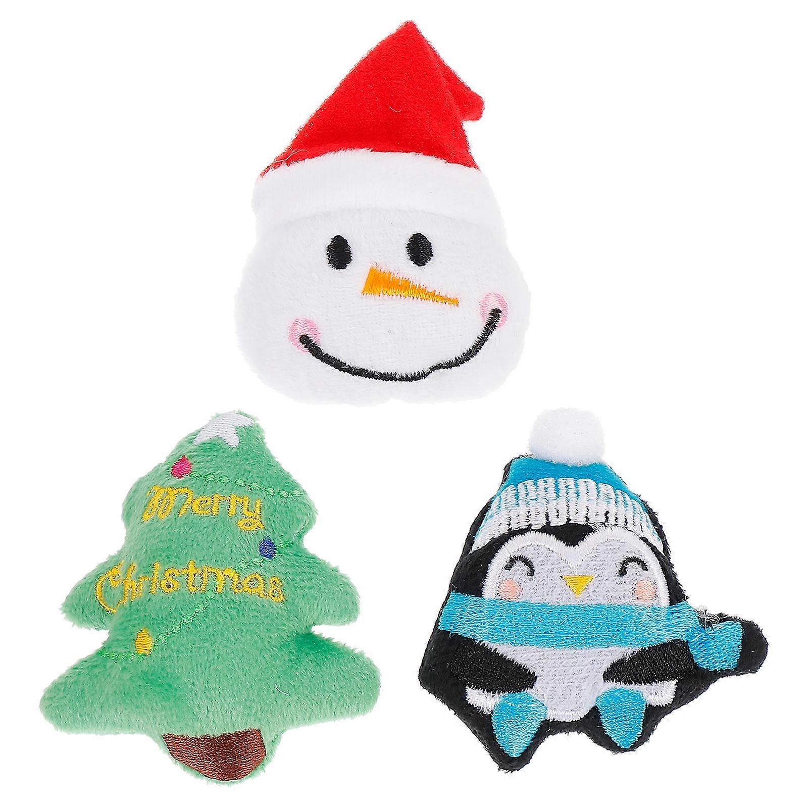 Cat Biting Toy Plush Toy for Pets Chewing 6Pcs Assorted Colors