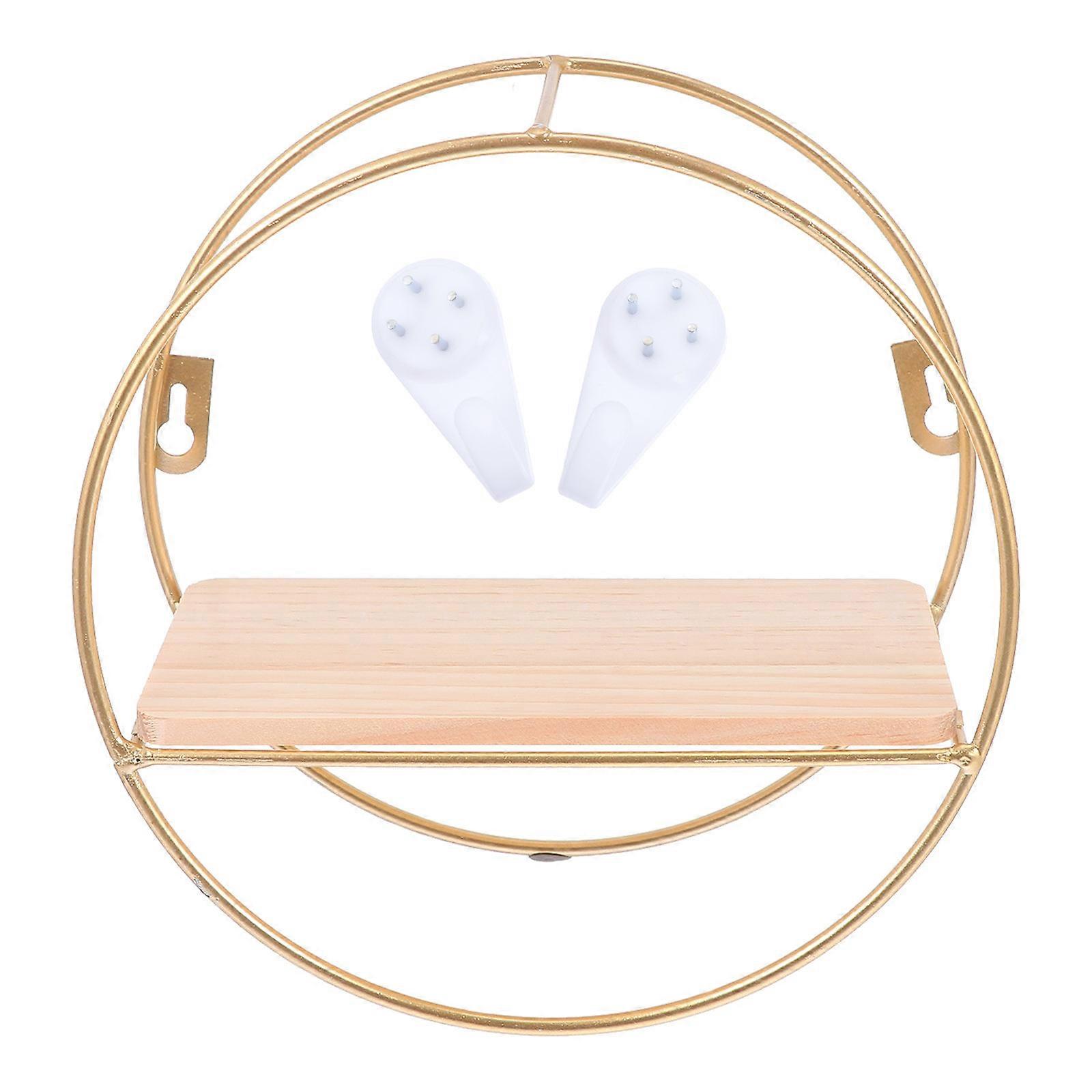 Practical Storage Shelf for Home 1Set Wall-Mounted Nordic Style Rack