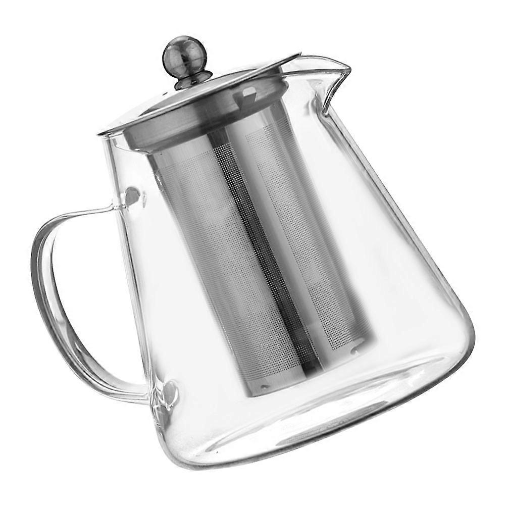 Teapot Glass Tea Pot for Brewing Tea with Infuser 2Pcs