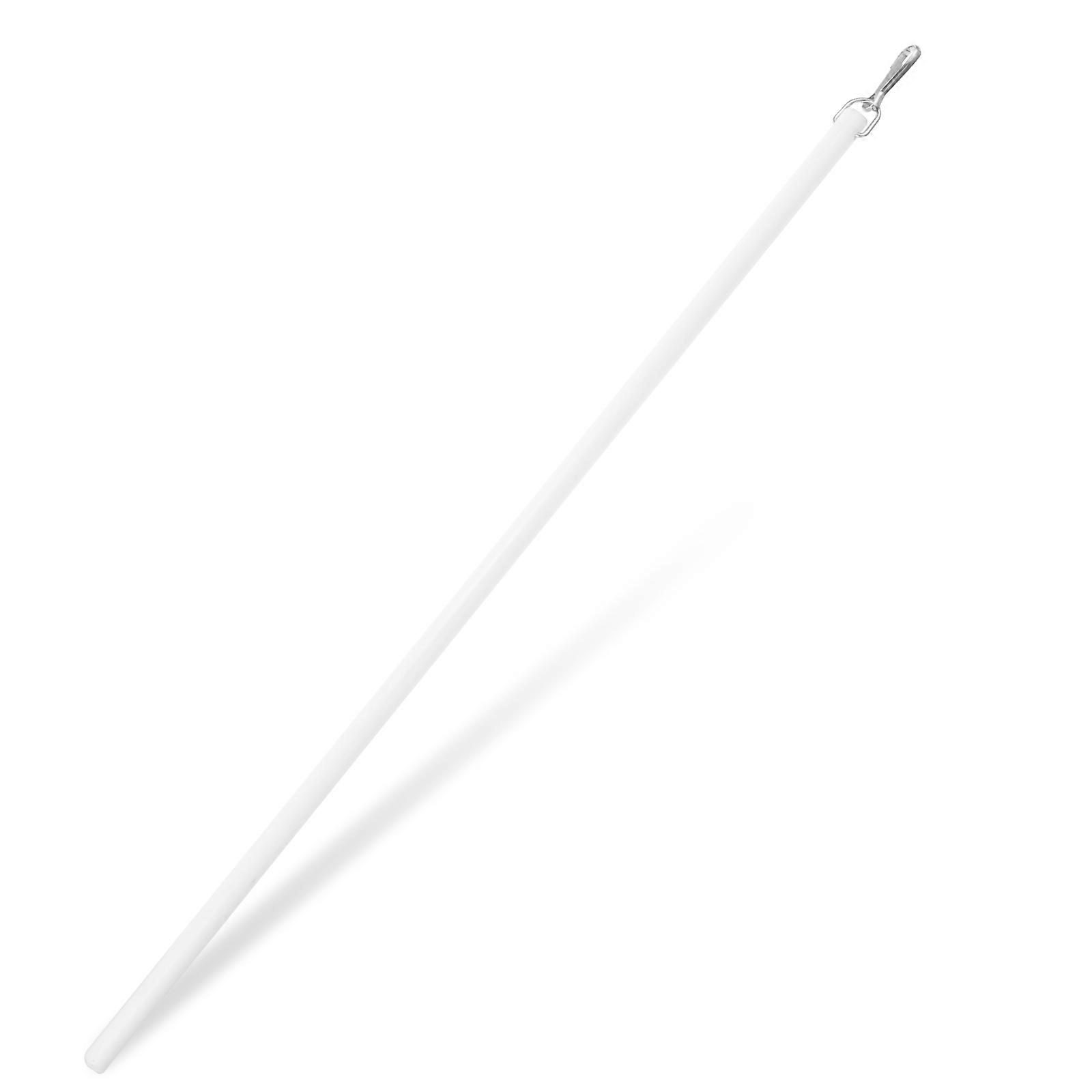 Acrylic Curtain Pull Wand White 2Pcs for Opening-Closing Curtains Easy Use