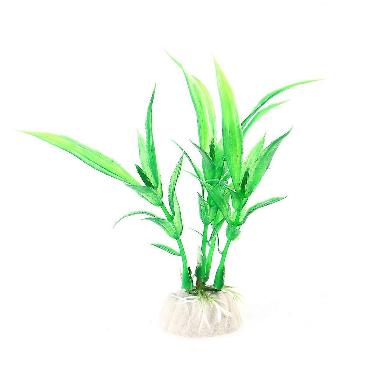Artificial Plants Green Dracaena Sanderiana Aquarium Use 20Pcs Set