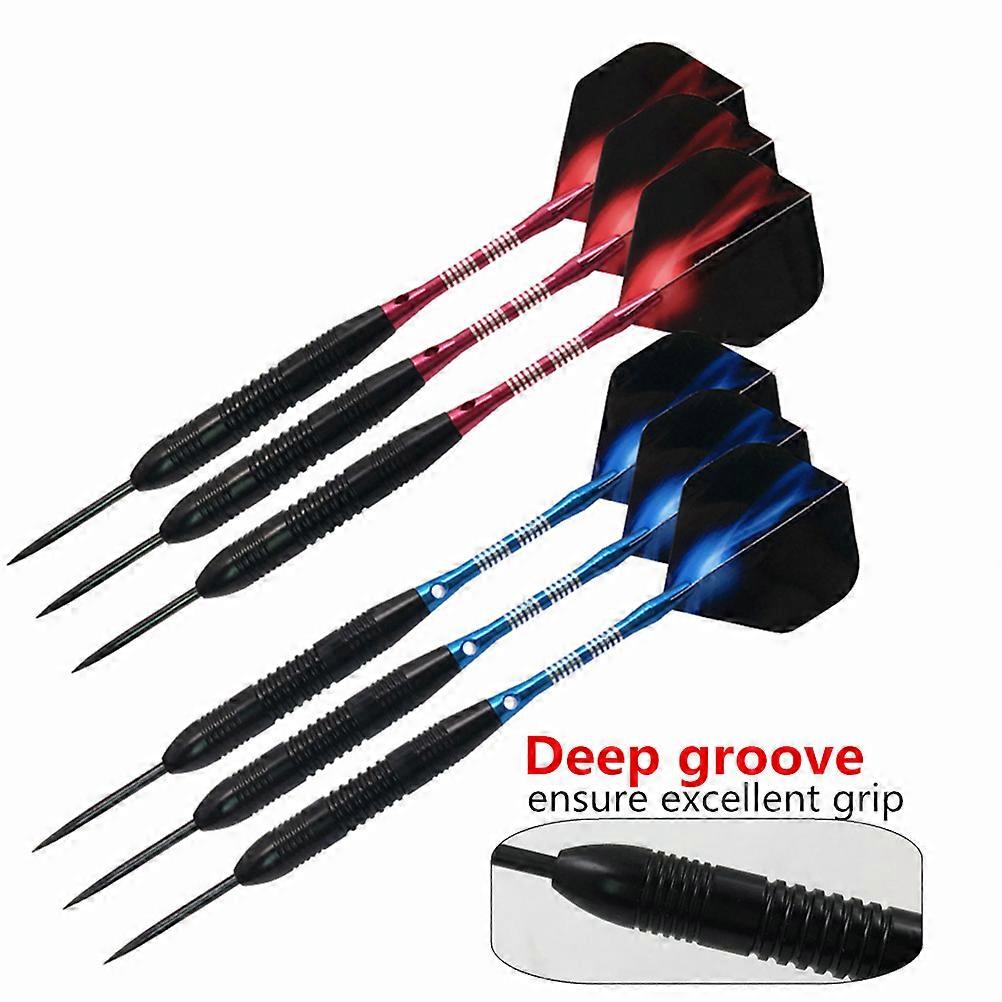 Pin-Type Darts For Outdoor Activities 2 Sets Deep Groove Rod Darts Flights Designed For