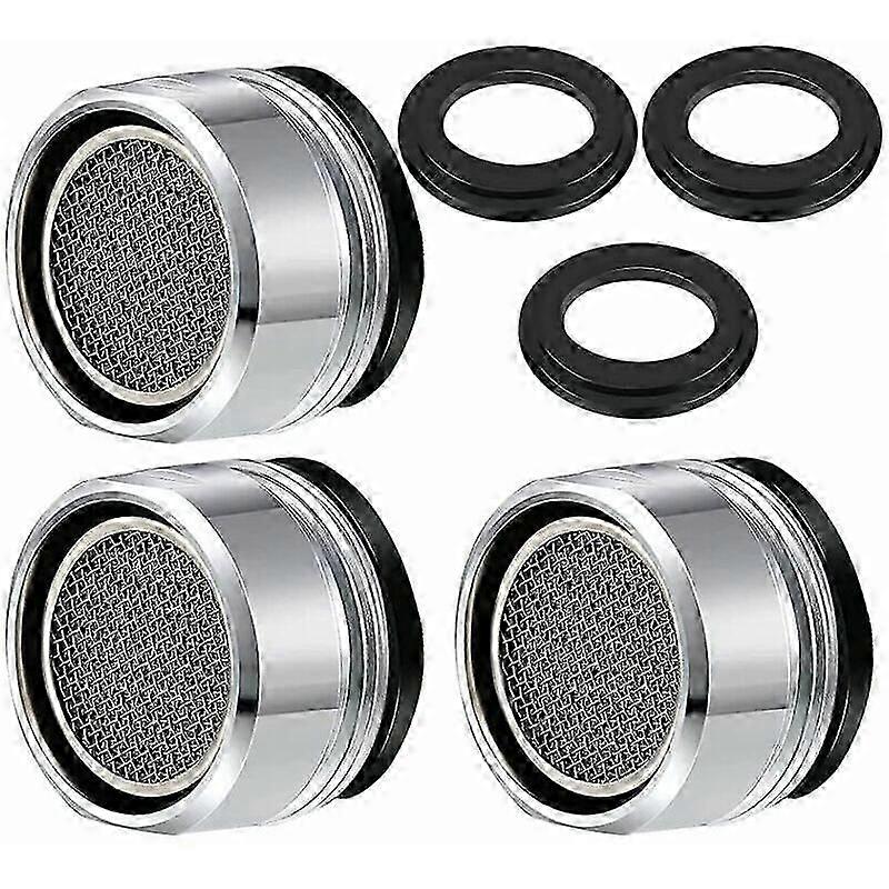 3 Pcs Water Saving Faucet Filter Faucet Accessories Diffuser Faucet Filter with Gasket For Kitchen and Bathroom