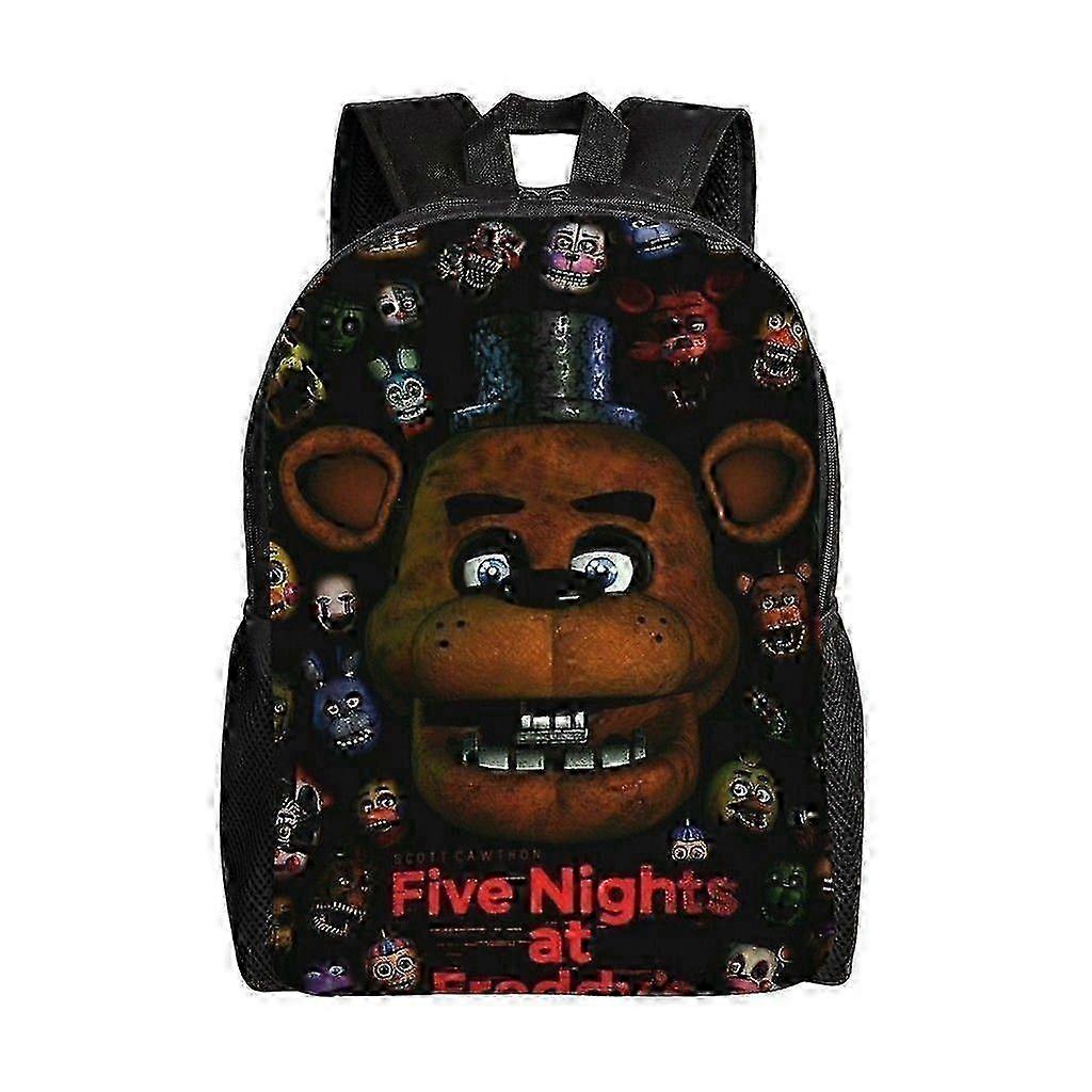 2025 Five Nights At Freddy's Skolväska Tecknad Ryggsäck Mode Pojkar Väska Student Skolväska Reseryggsäck-hjka707