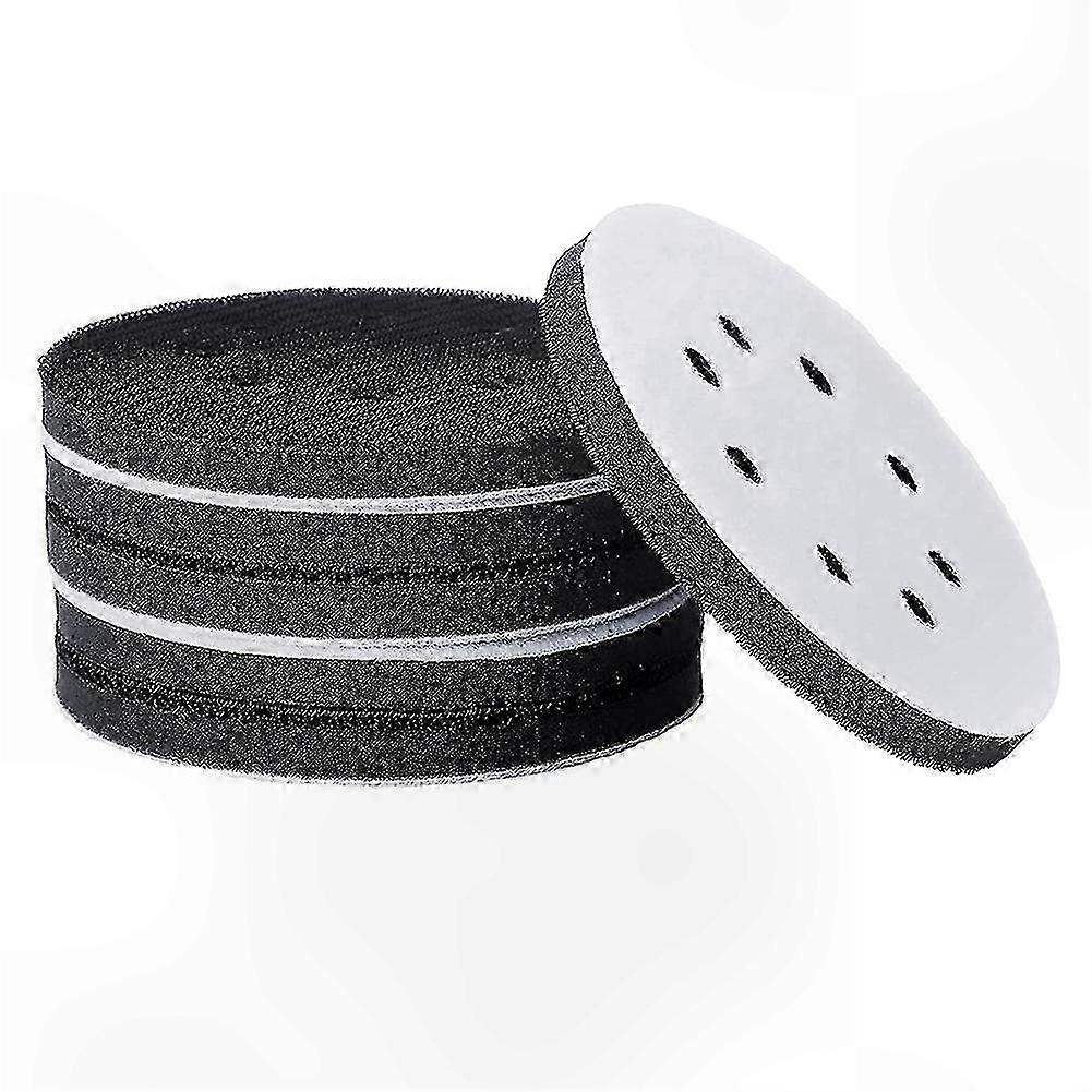 5-Inch Soft Sponge Interface Pads, 8-Hole Design for Sanding Discs and Pads (Pack of 6)