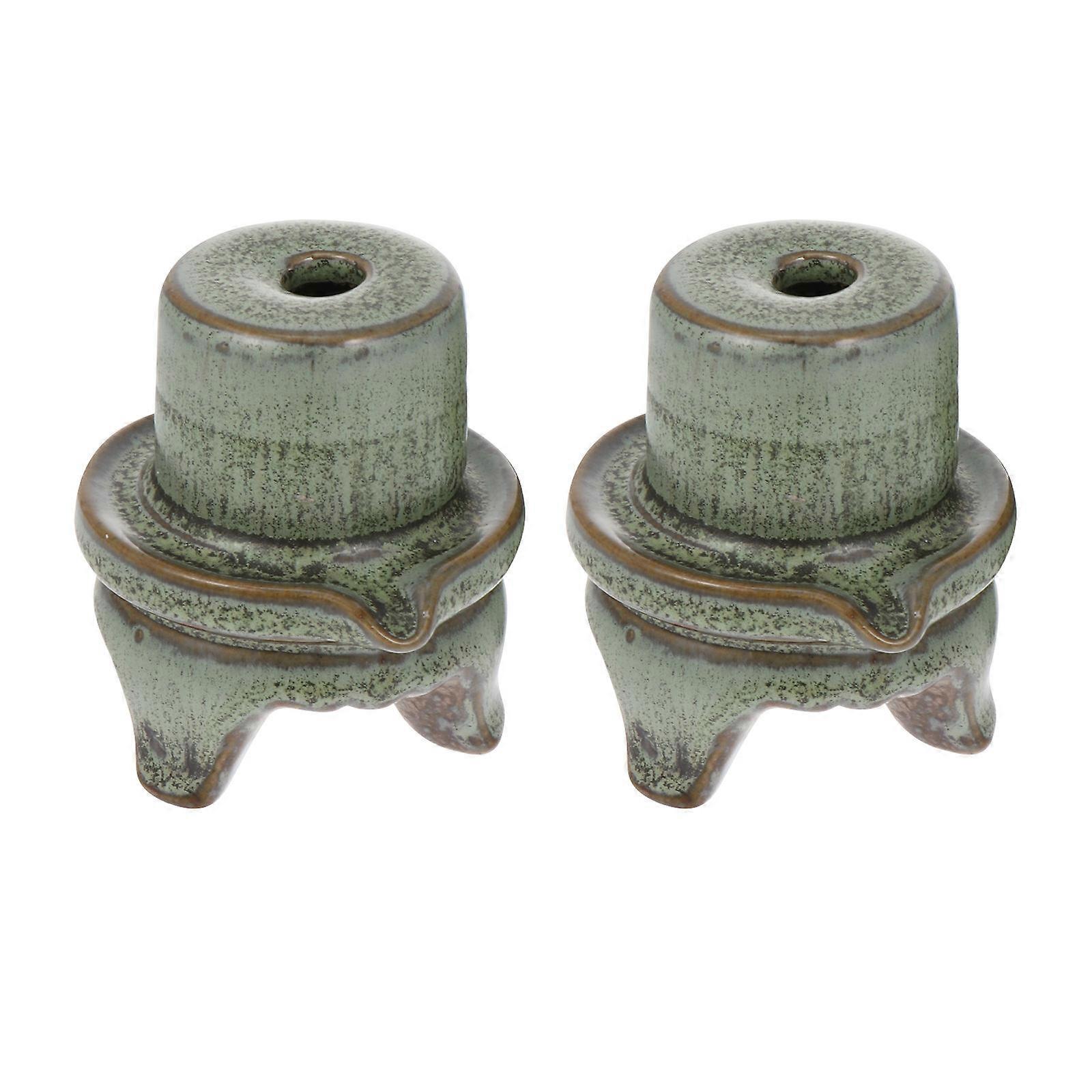 Ceramics Vase for Decor 2Pcs Tabletop Ceramics Vase