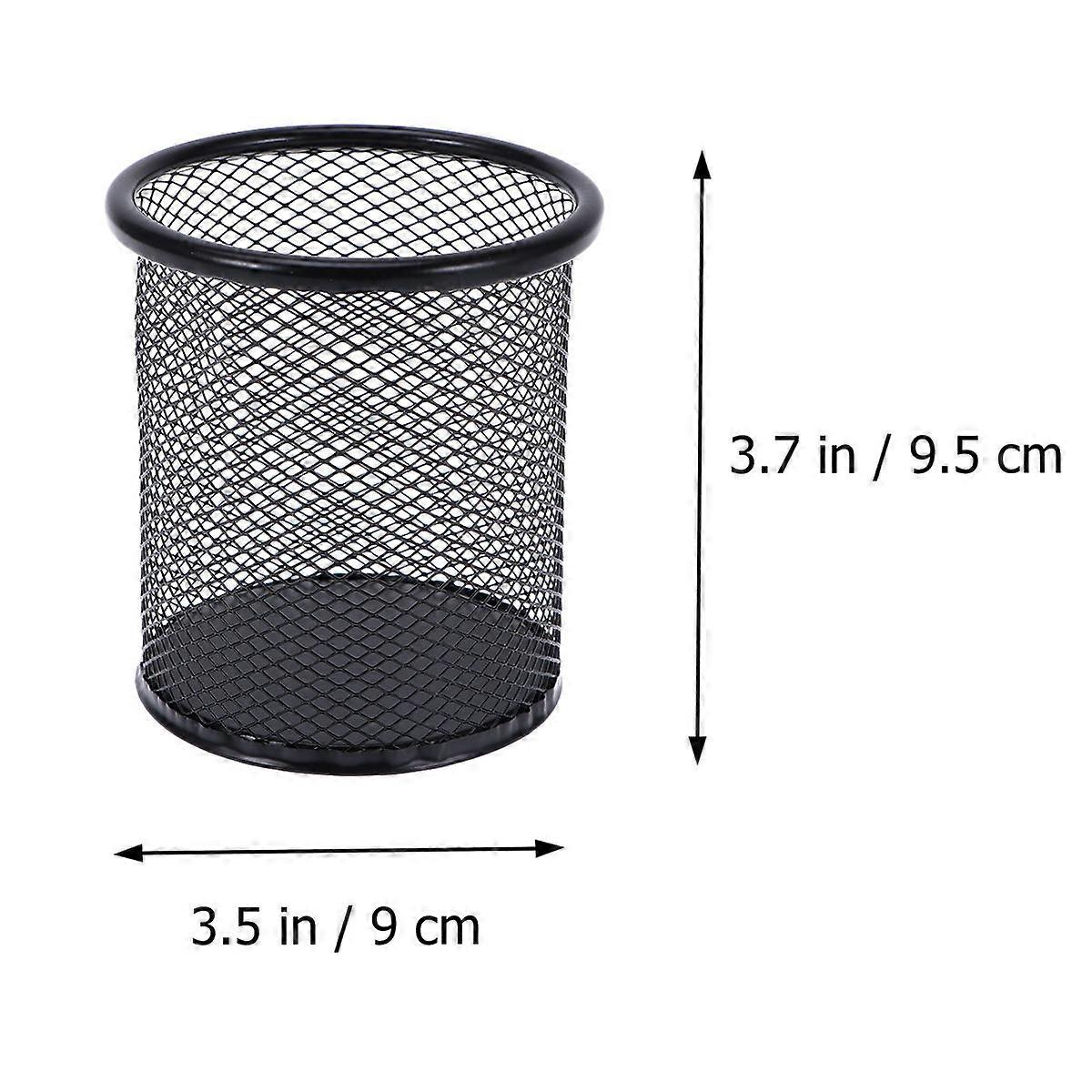Black Mesh Box Storage Box for Storage 16Pcs Iron Wire Desktop Organizer