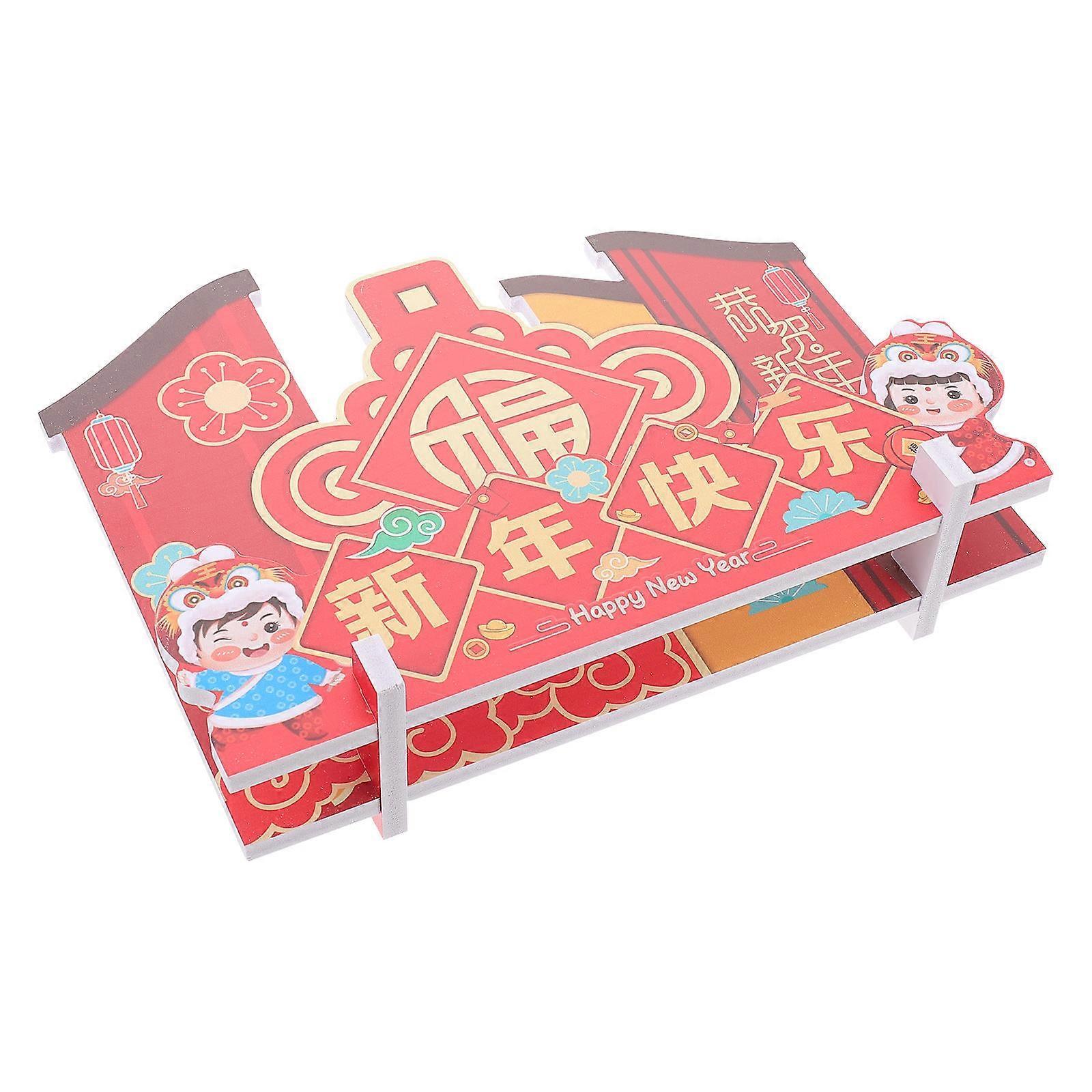 Spring Festival Decor New Year Adornment Knot Shape Ornament Dormitory Decoration 1Pack