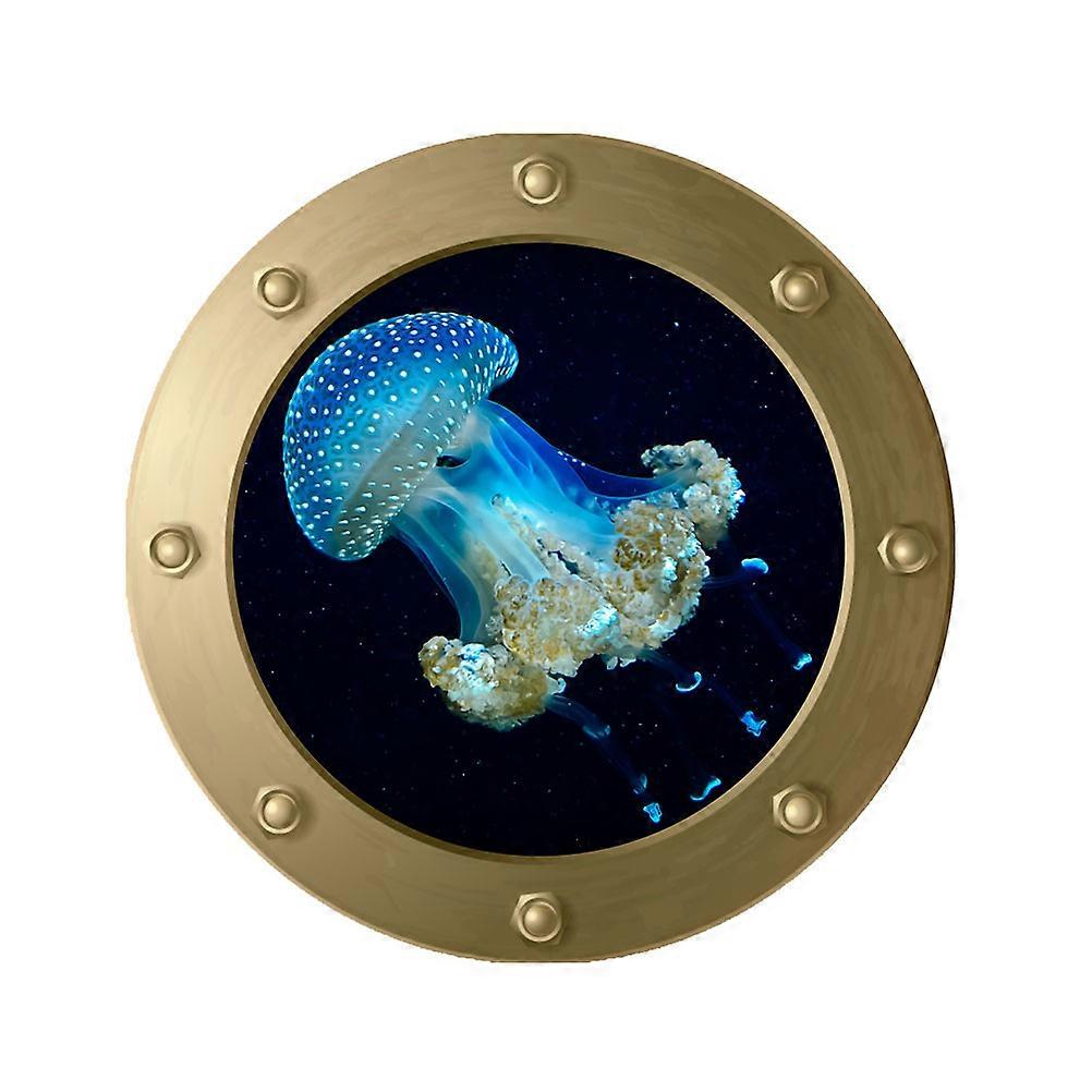 Stickers Submarine Window Decal for Decoration 2Pcs