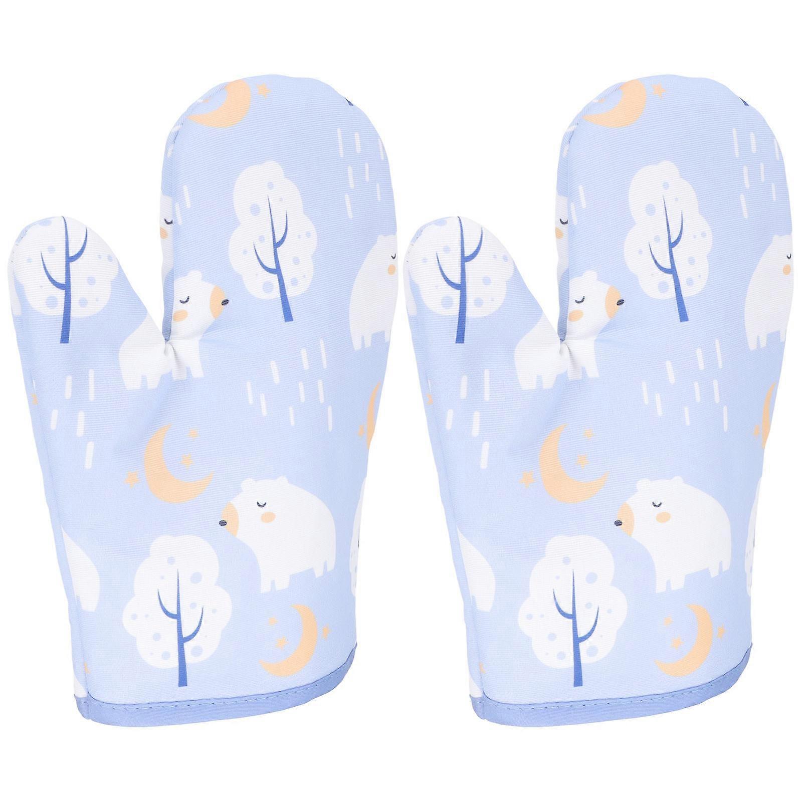 Insulation Oven Gloves Cotton for Baking Protection 4Pcs