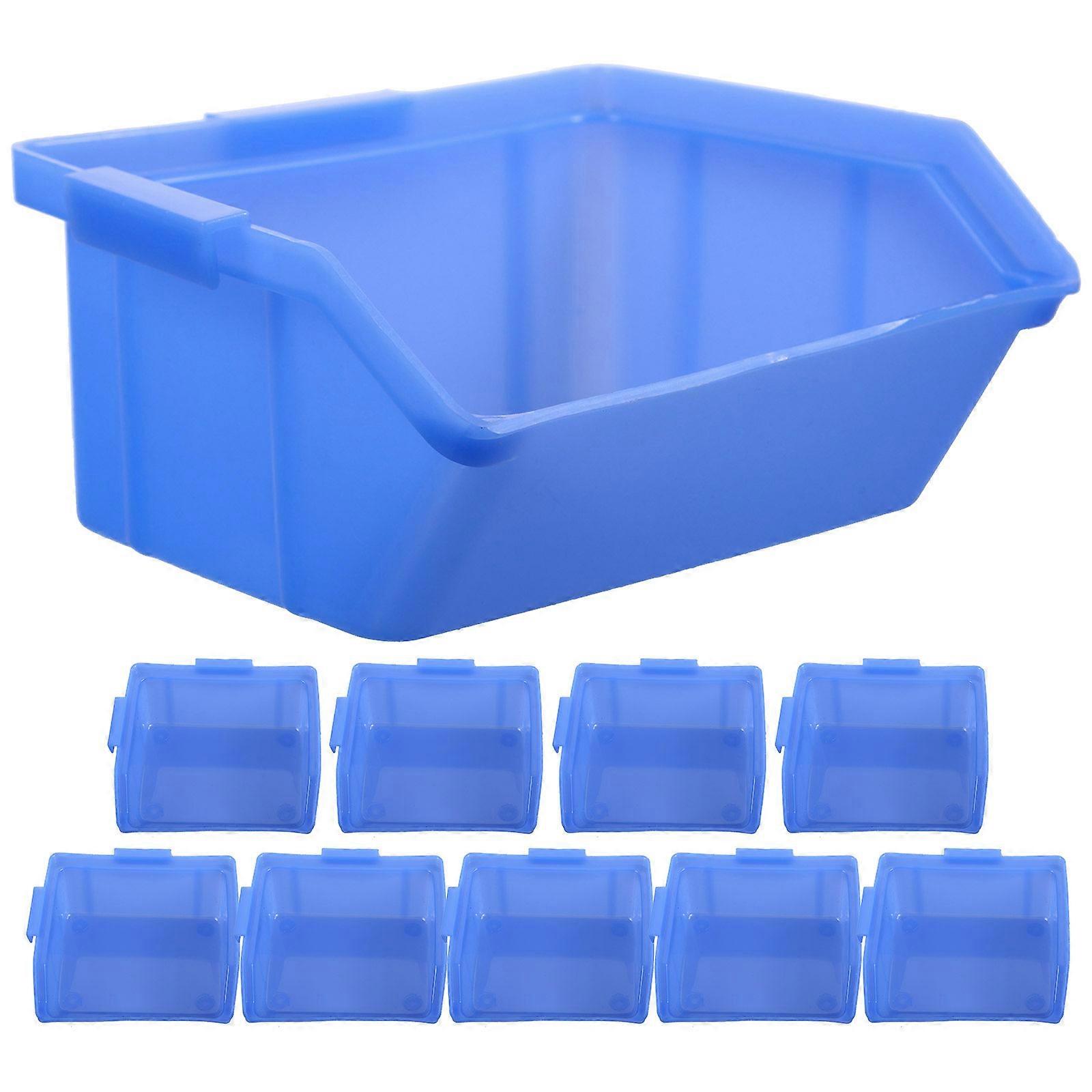 Mini Tool Box Component Box for Component Storage 3Pcs Package Blue