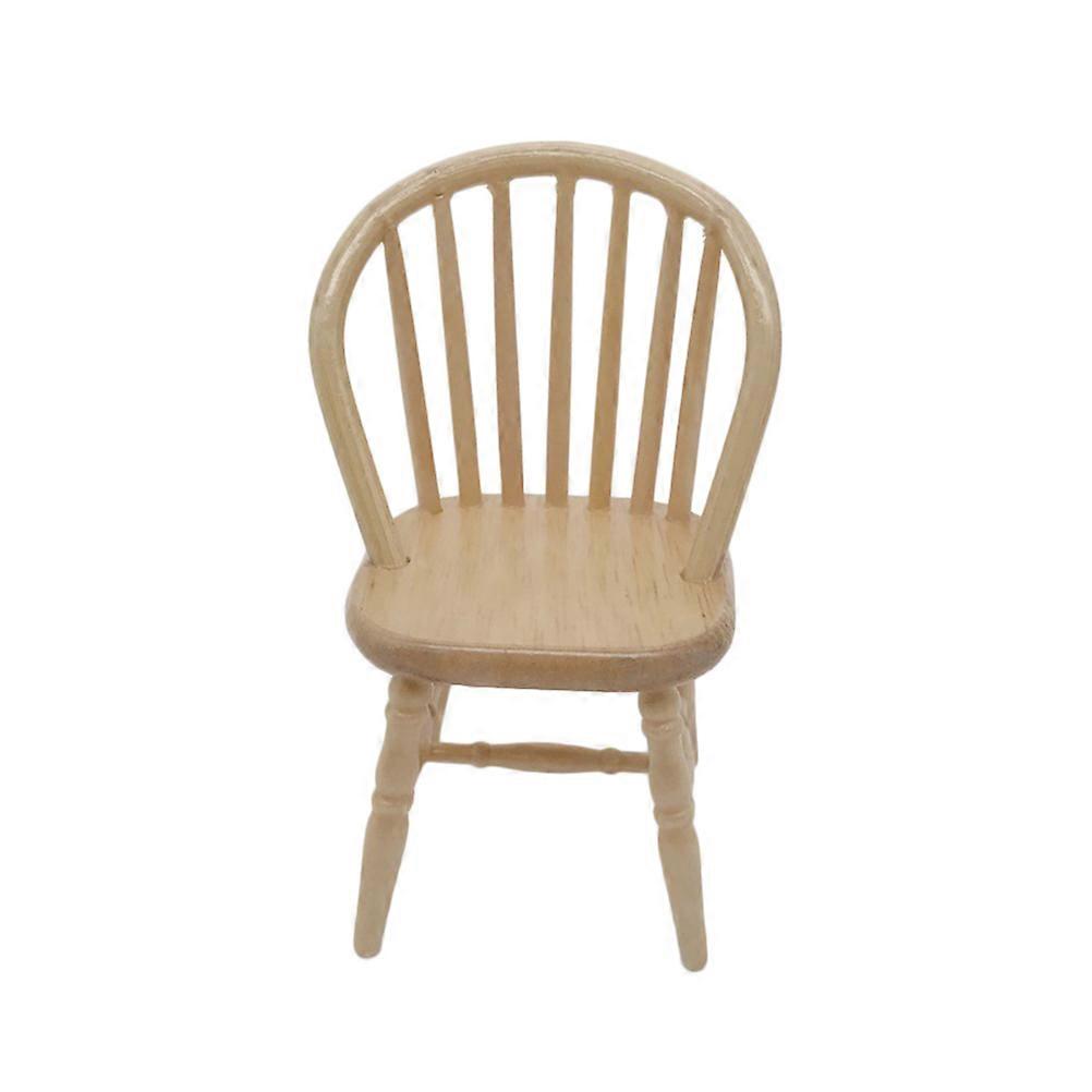 Mini Scene Props Miniature Decorative Chair for Display Use