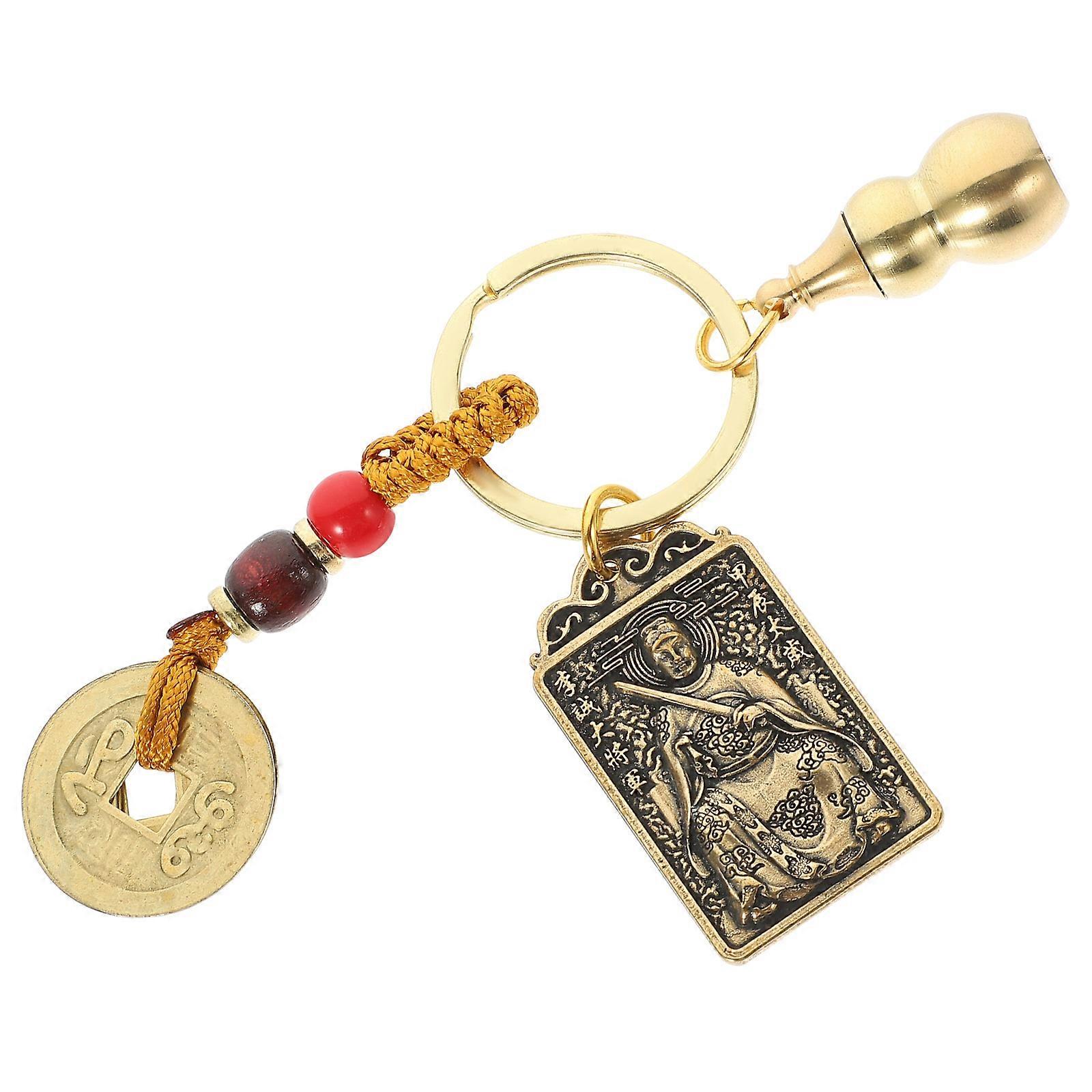 Brass Purse Key Chain Decorative Key Chain for 3Pcs Creative Pendant