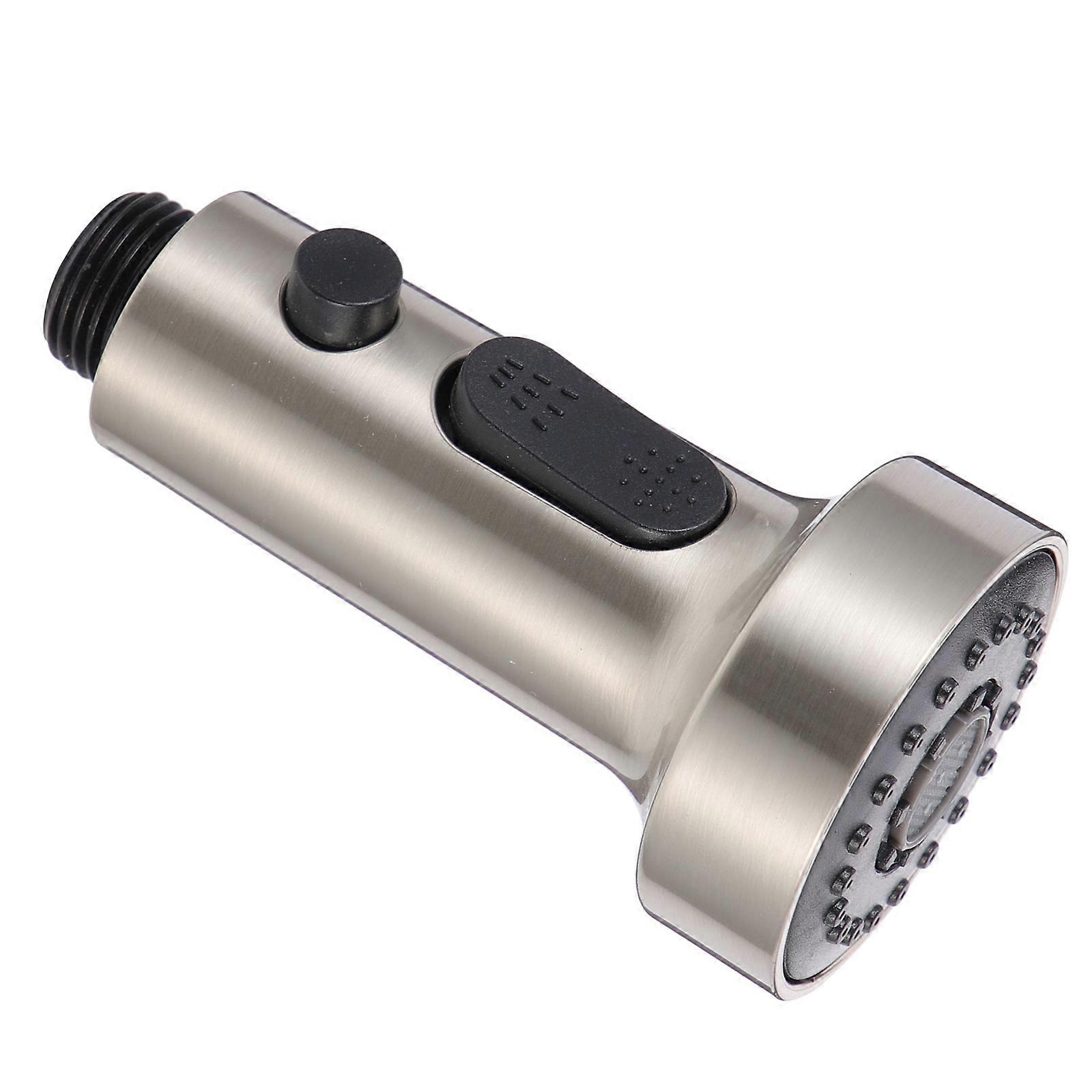 Silver Kitchen Faucet Head Pull Out Sink Sprayer Replacement 3Pcs