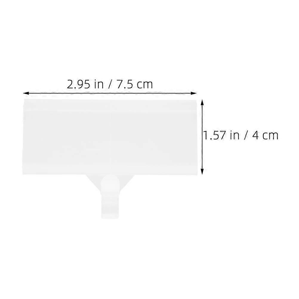 Plastic Wire Shelf Label Holders for Storage 120Pcs Plastic Tags