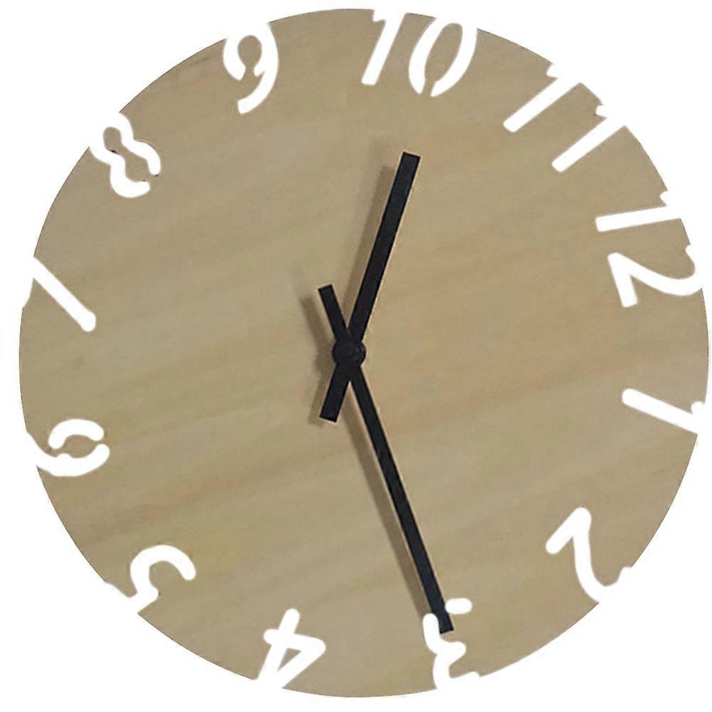 Wooden Clock Decorative Wall Clock for Decoration 3Pcs Hanging Clocks