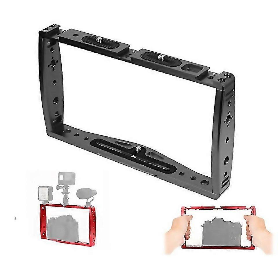 For Diving Dual Handheld Grip Bracket Stabilizer Extension Phone Clamp Camera Rig Cage Underwater Ca