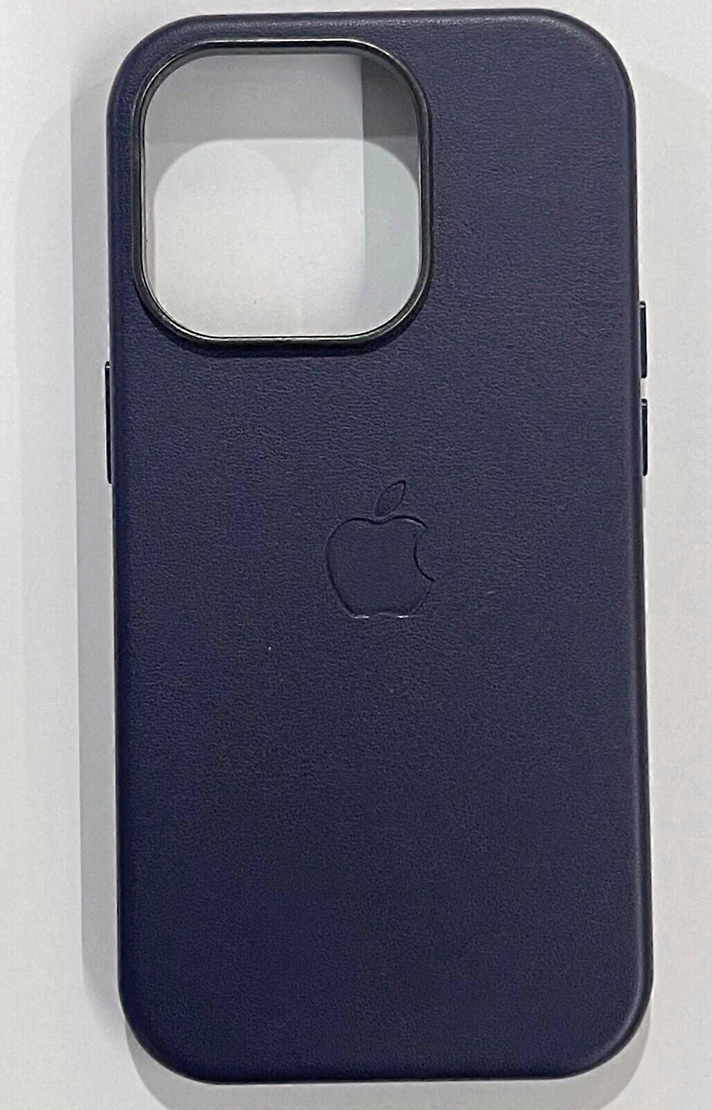 For compatible with iPhone 14 Pro 6.1'' 14 Plus 6.7'' Leather Phone Case With MagSafe